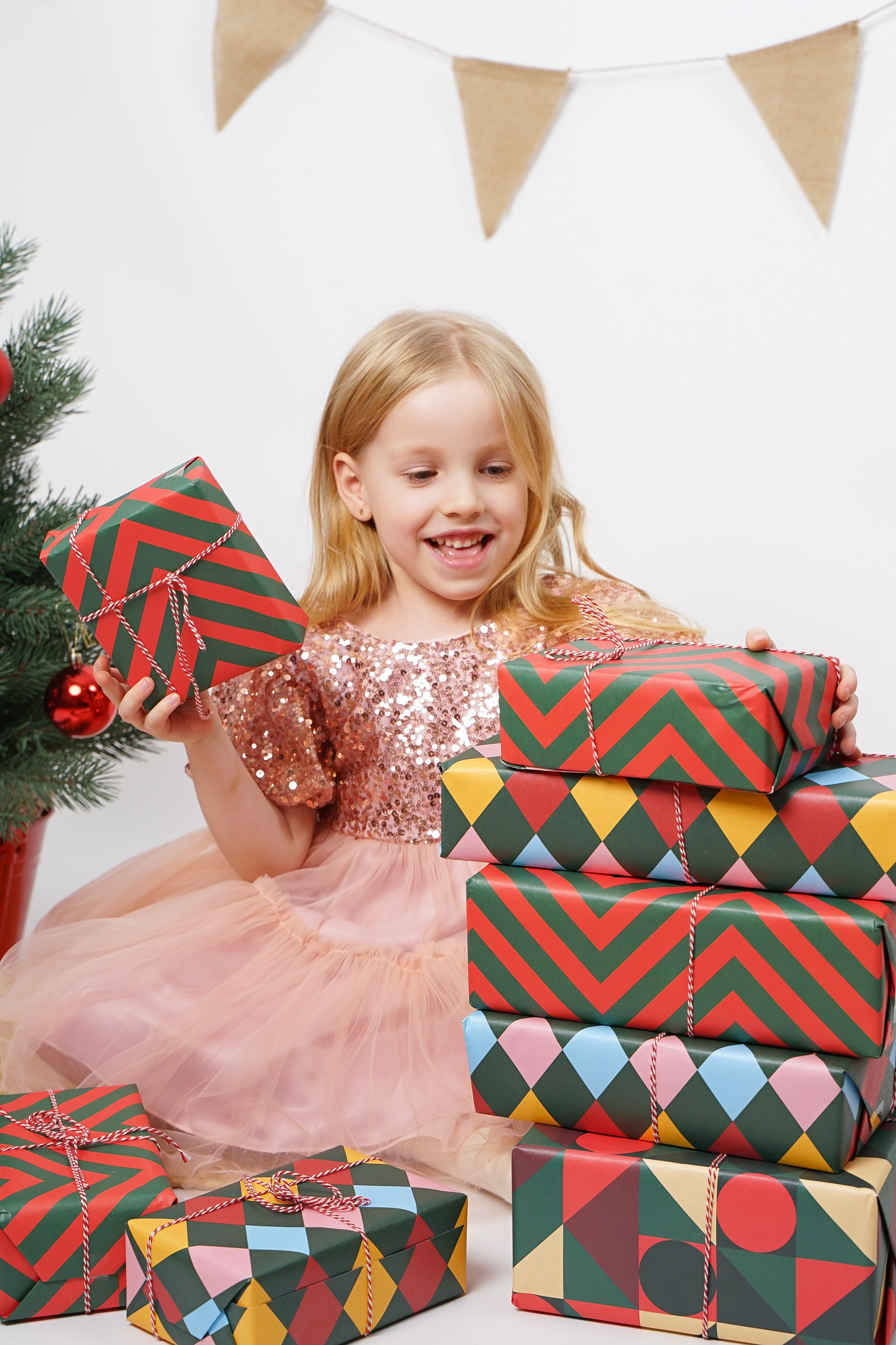 Новогдняя светлая. Студия детской фотографии