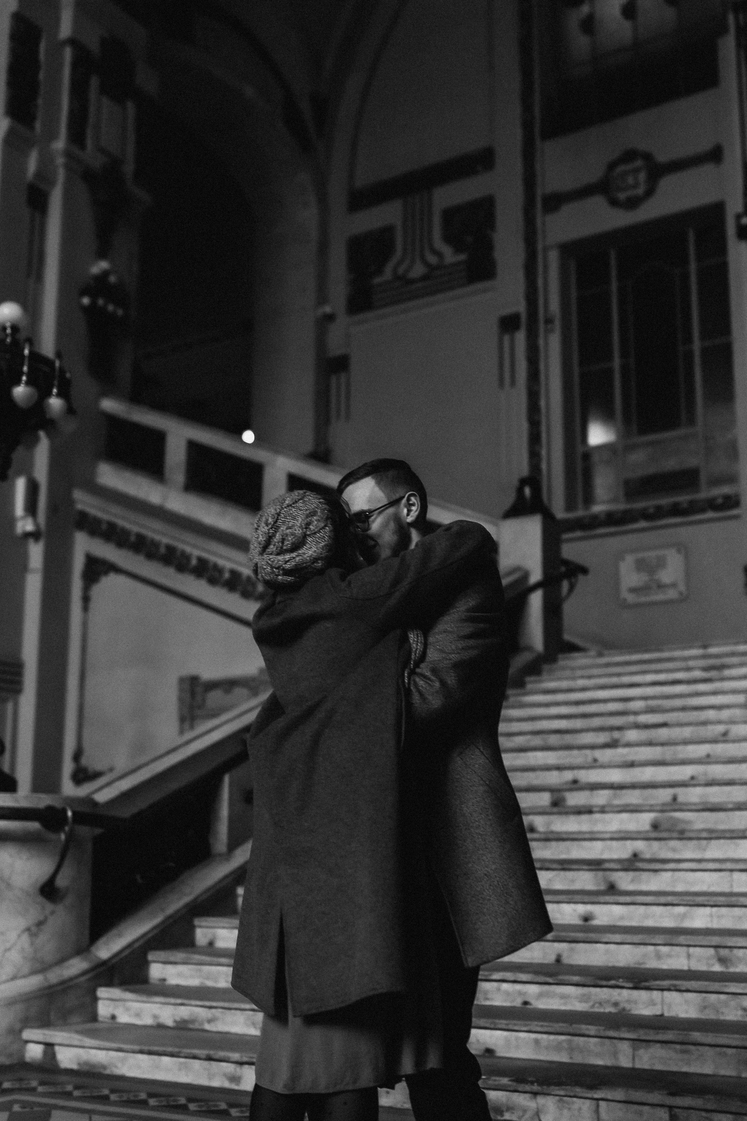 Никита и Юля: съёмка на Витебском вокзале. Фотограф Санкт-Петербург Князева Елизавета