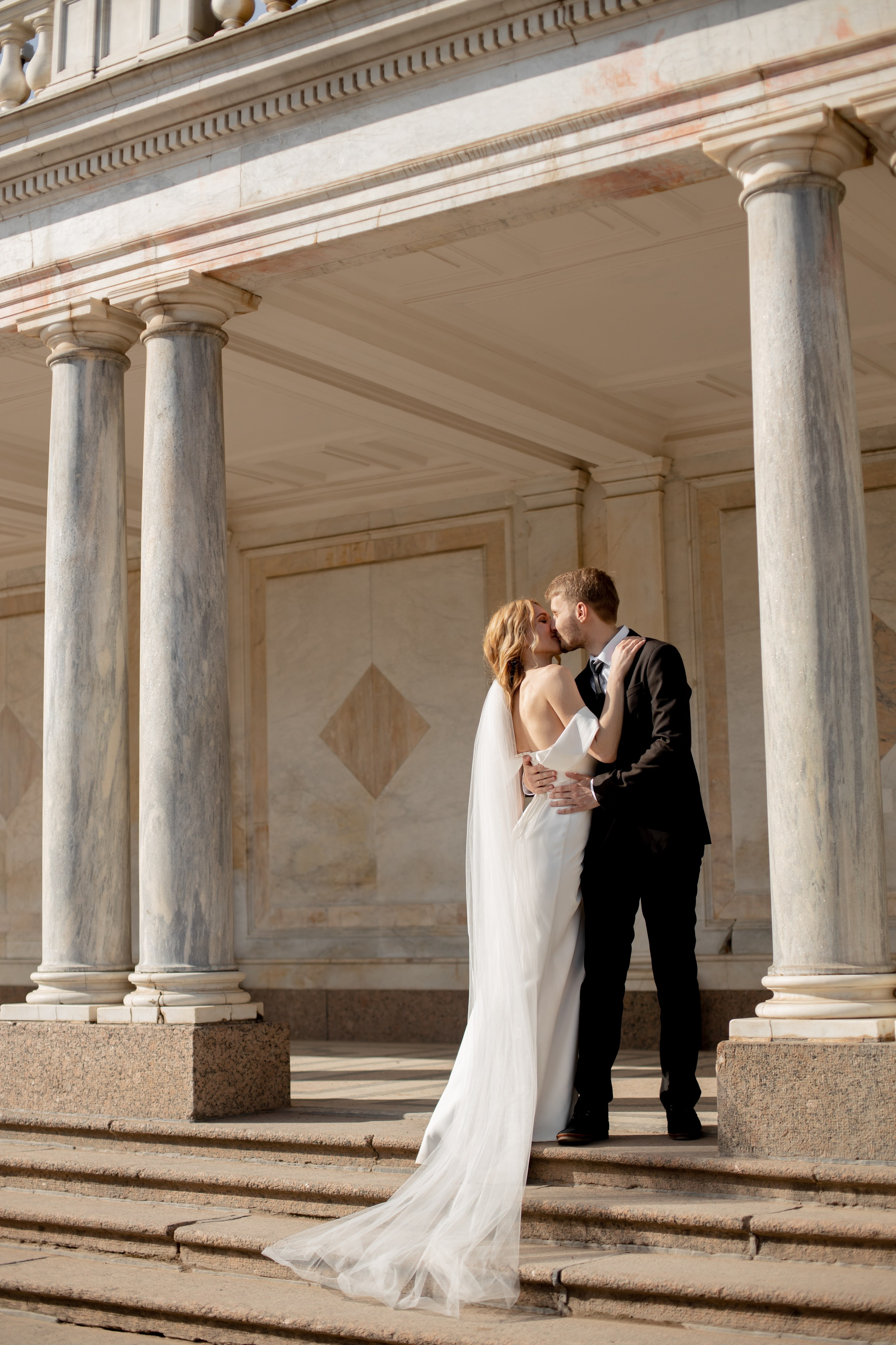 Петергоф / ЗАГС + прогулка. Свадебный и семейный фотограф в Москве Диана Левченко