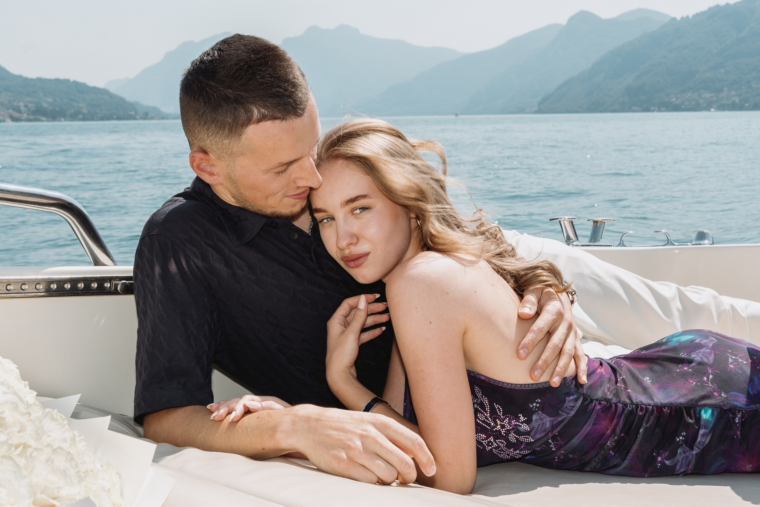 Karina & Fiance. Maria Anistratova | Destination Photographer, Videographer & Drone Pilot — Lake Como