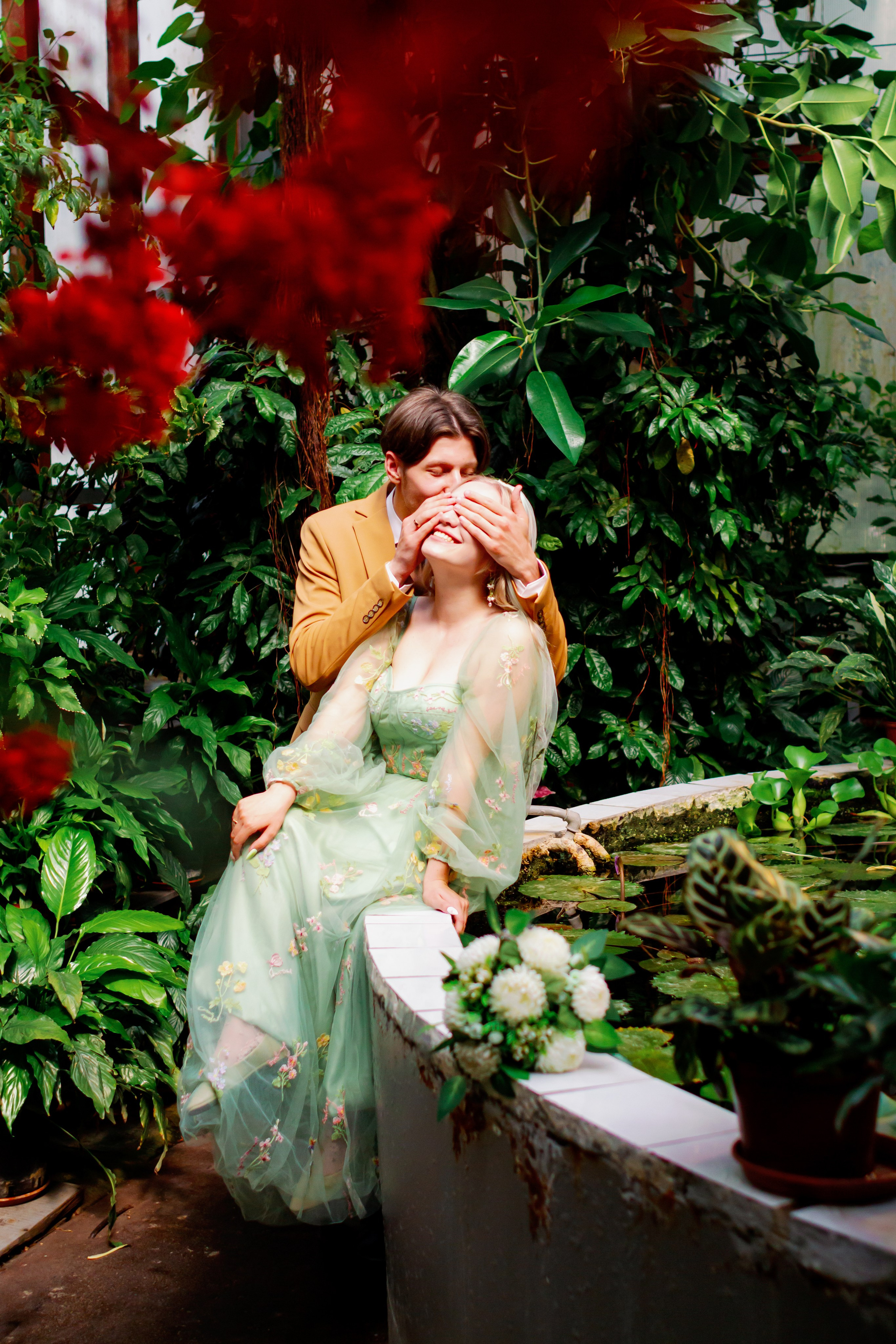 Никита и Валерия. Свадебная фотосессия в оранжерее, Екатеринбург. Фотограф в Екатеринбурге Пойгина Елена