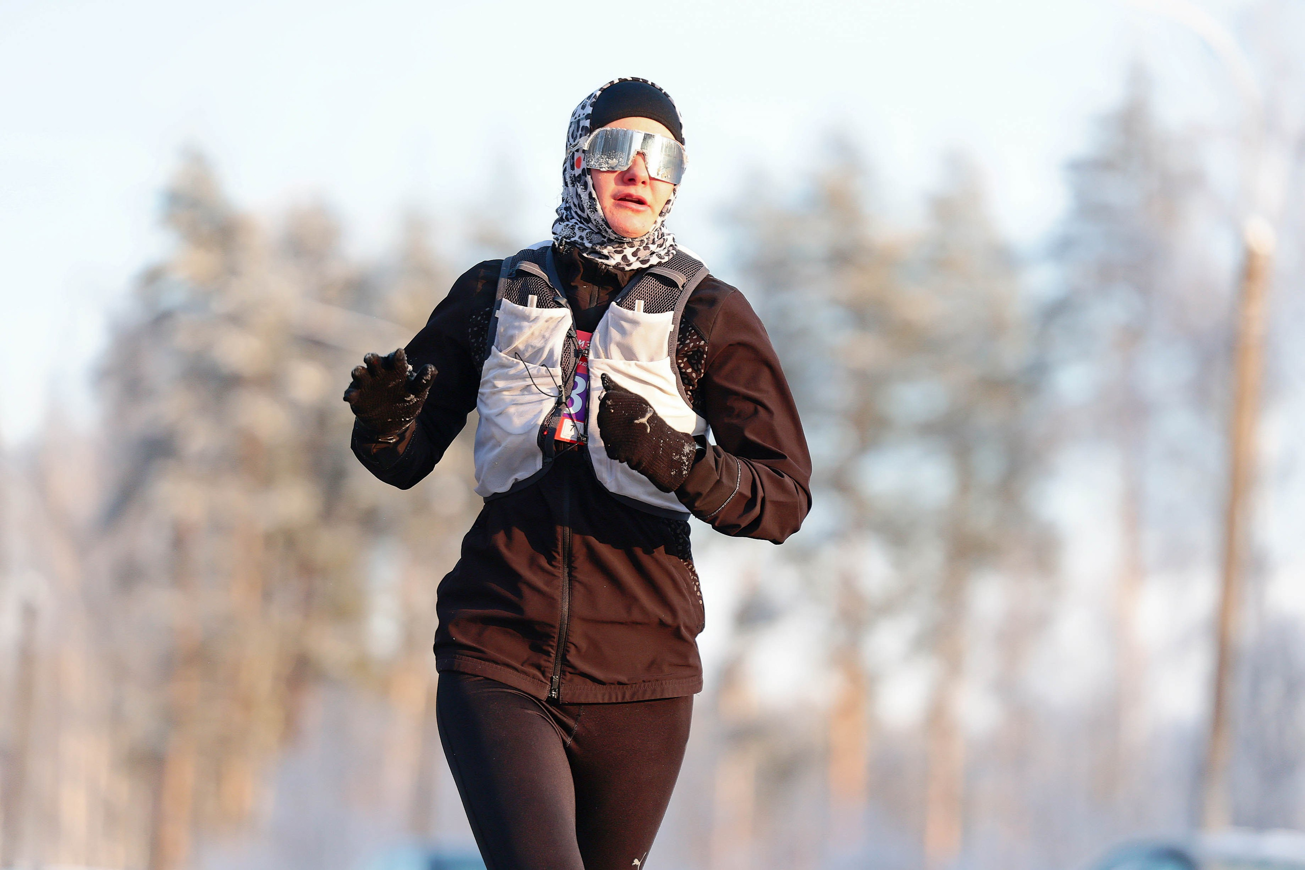 Зимний марафон «Дорога жизни» 2026. Спортивный фотограф в Санкт-Петербурге Илья Vacool