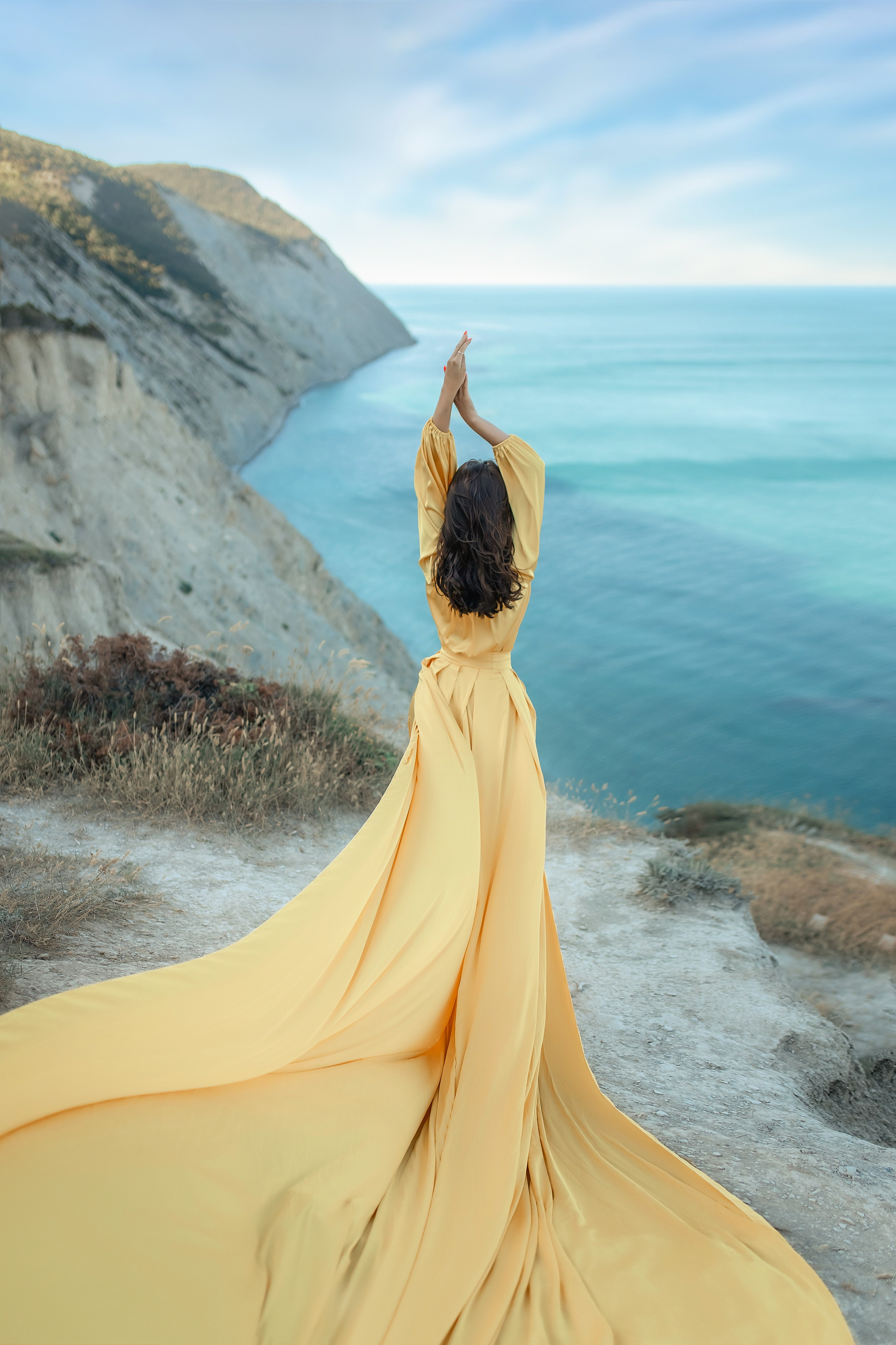 Летящие платья. Художественный фотограф Анапа Александра Долбикова