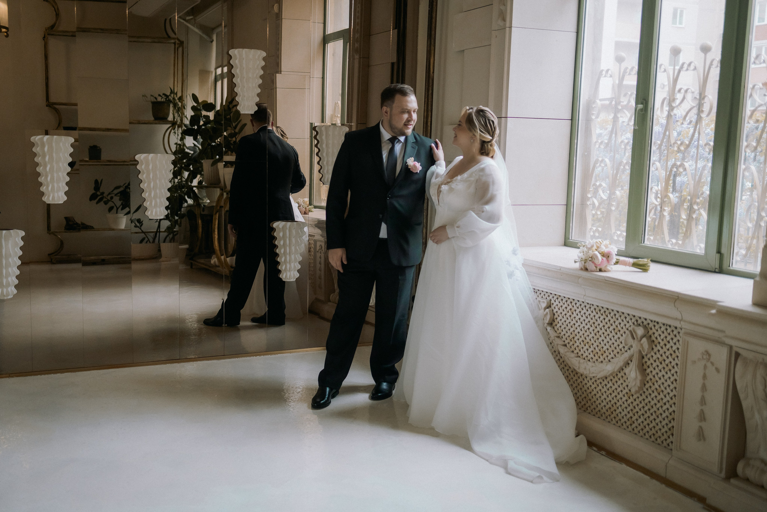 Анастасия и Сергей. Свадебная прогулка. Свадебная фотография. Арина Рубах