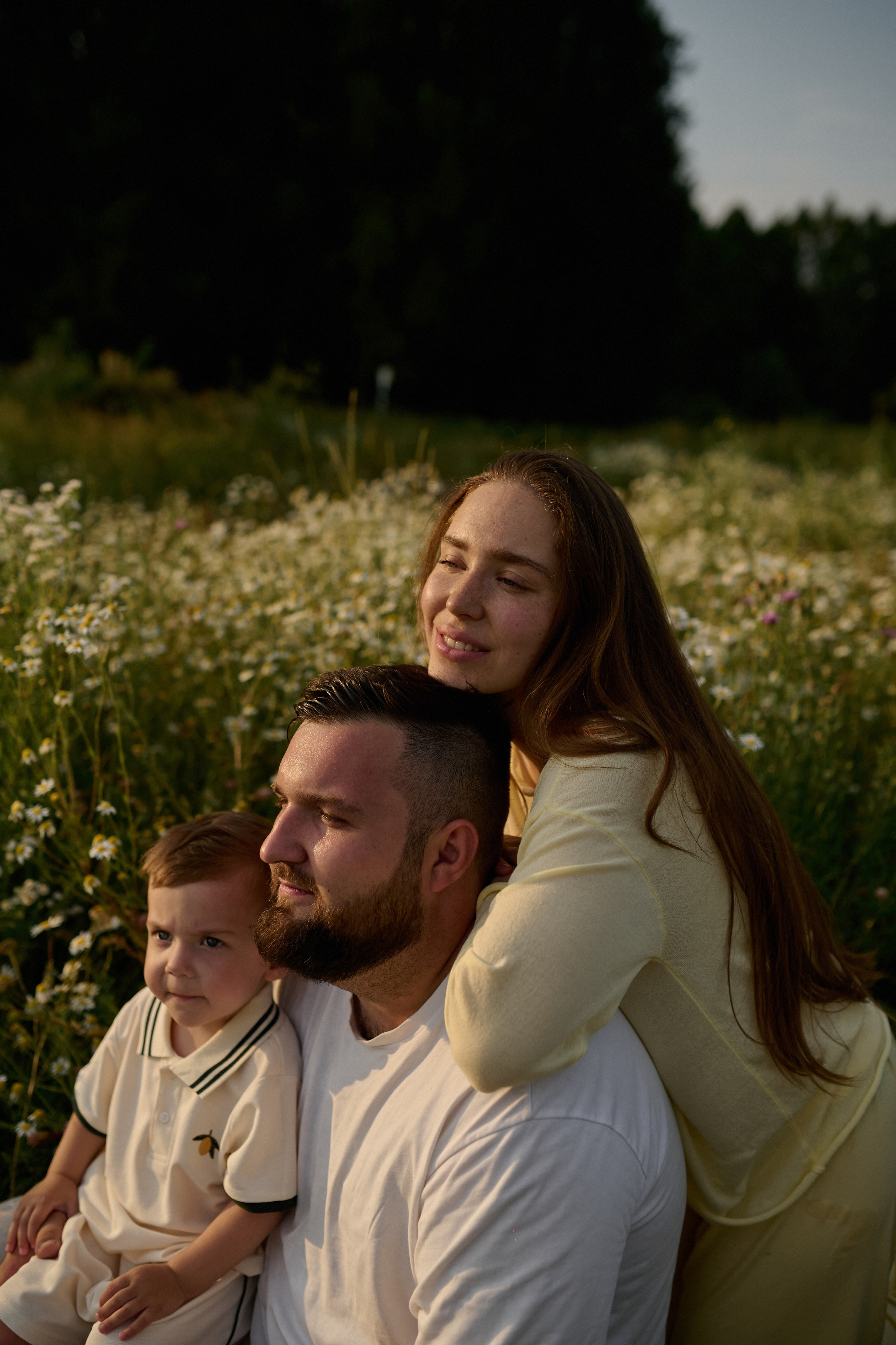 Рома, Оля, Максим и ромашки. Семейный и свадебный lifestyle-фотограф в Москве Мария Петрова