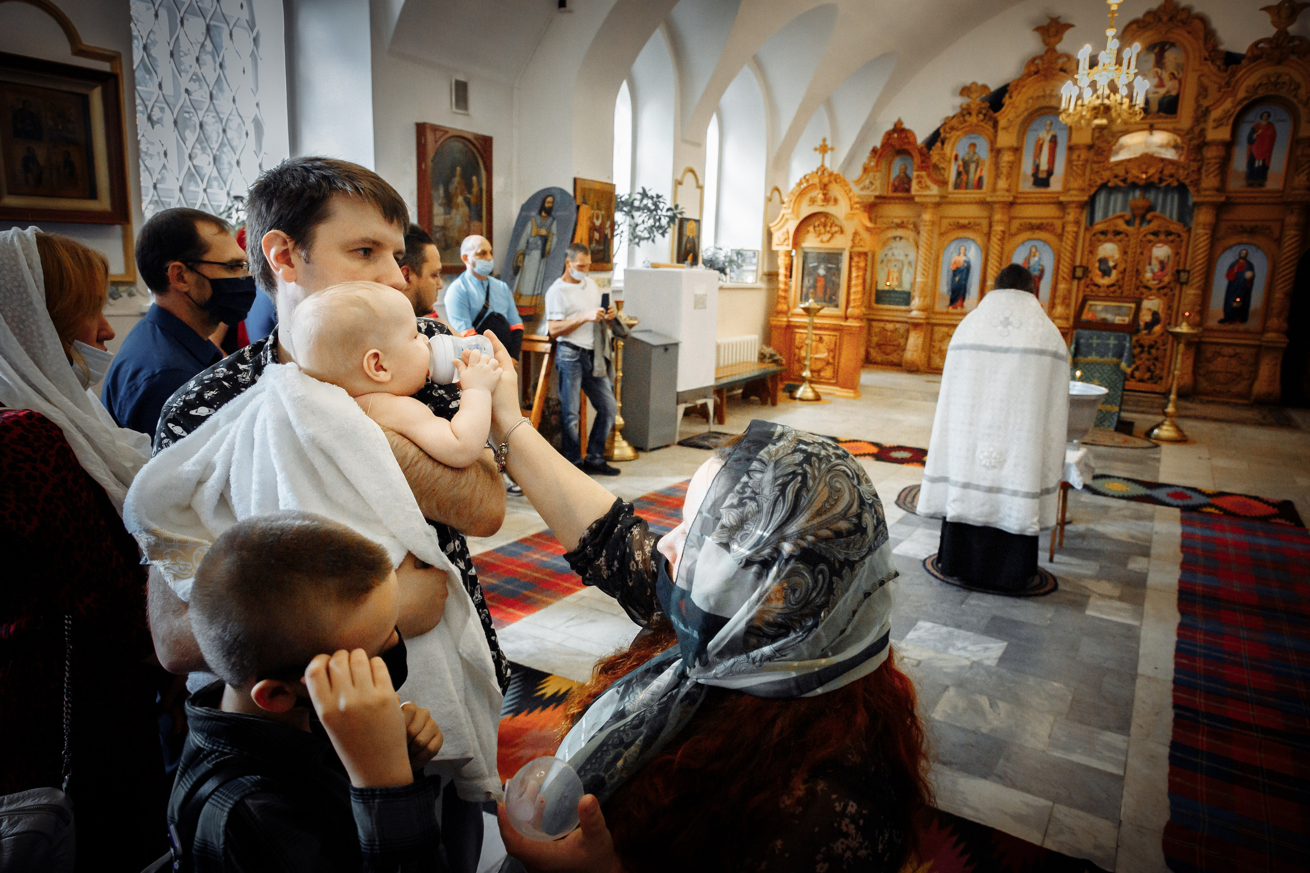 Крещение. Фотограф в Тюмени Алексей Модин