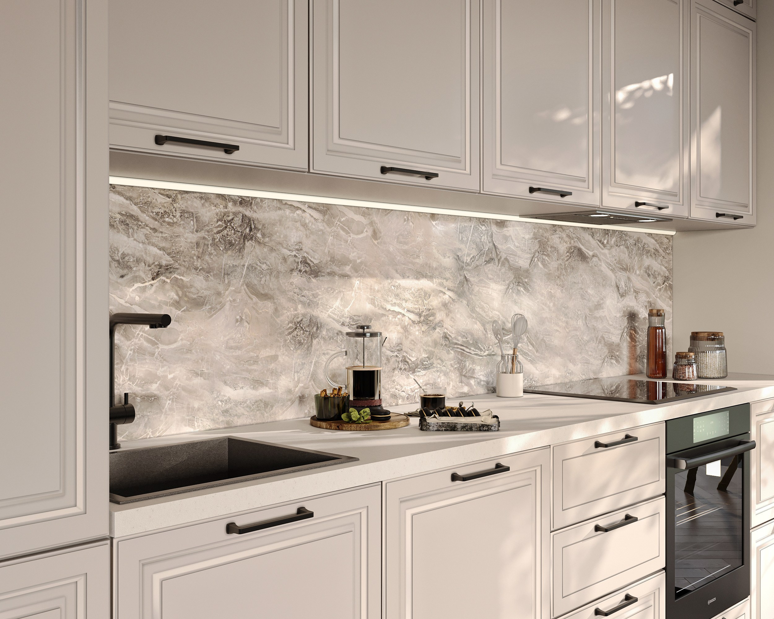 MKR кухонные гарнитуры (предметная 3D визуализация). Королёва Анастасия | 3D визуализатор