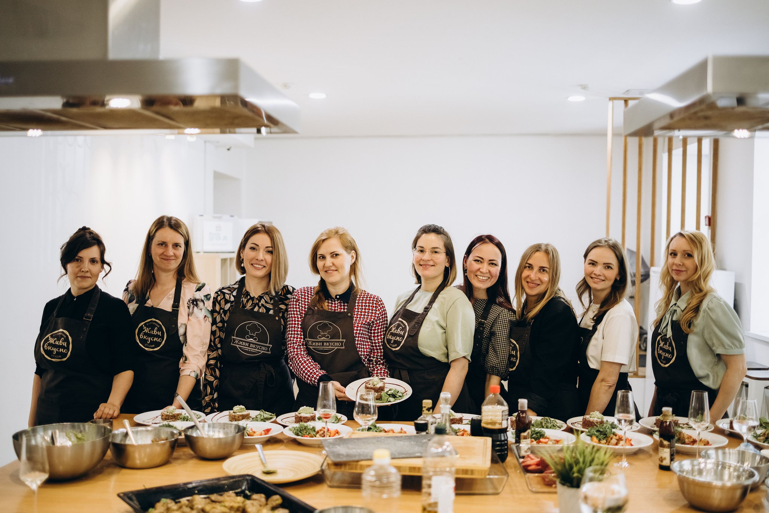 Кулинарный мастер-класс в студии «Живи вкусно». Фотограф в Москве