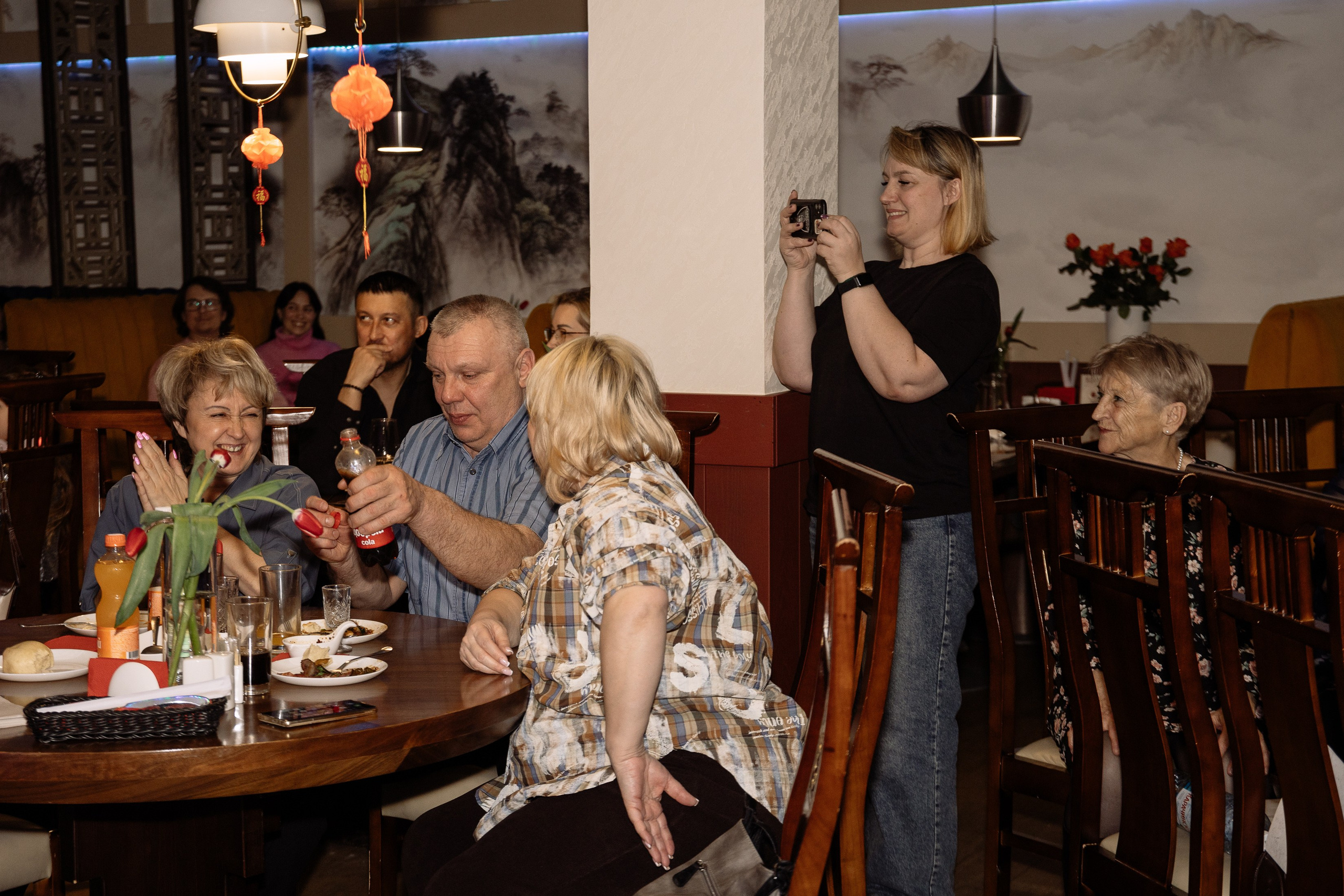 Вечеринка в кафе Sinlun. Фотограф Юлия Мальцева