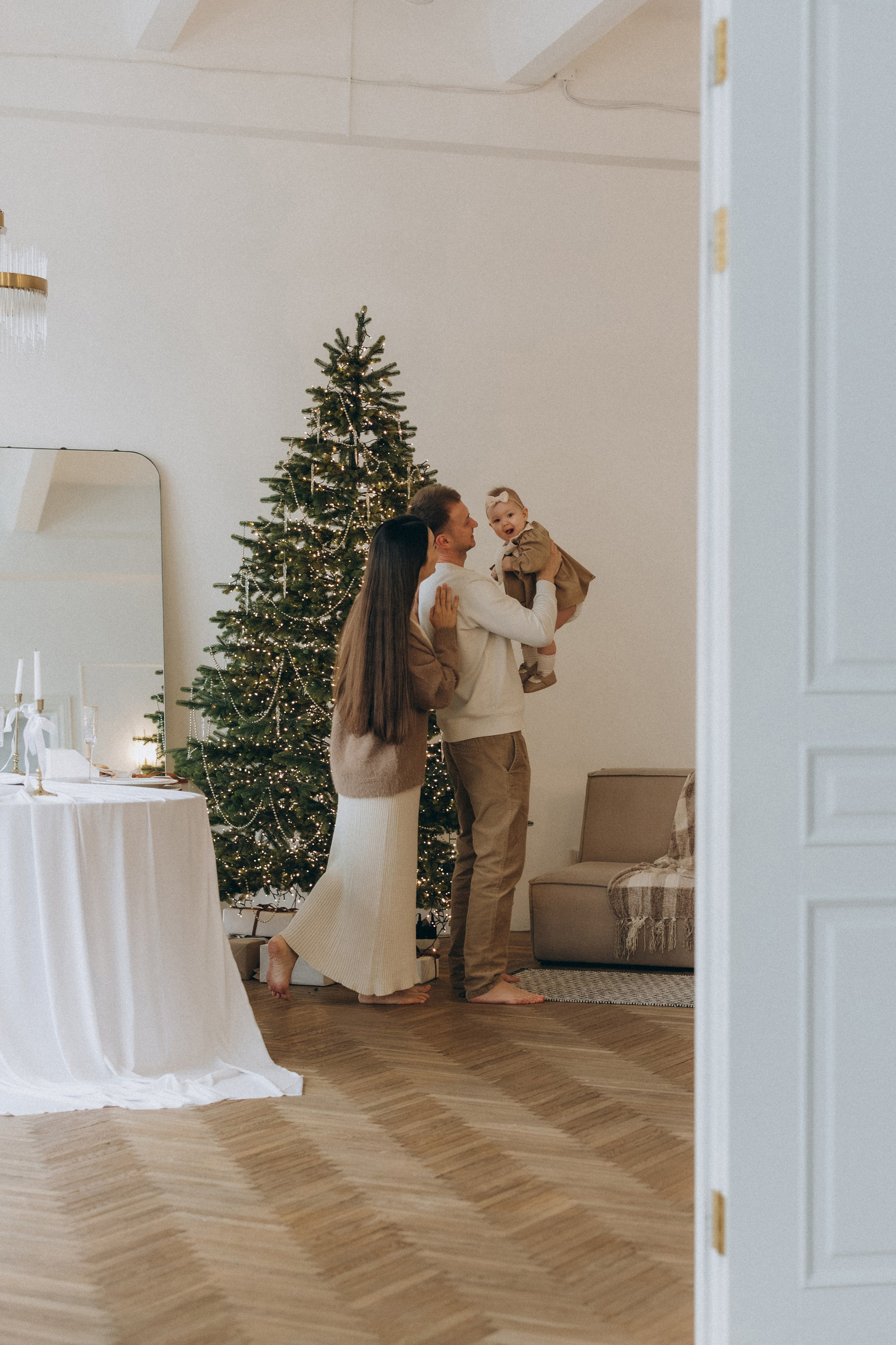 Семейная новогодняя фотосессия. Фотограф Москва Виктория-Антуанетта