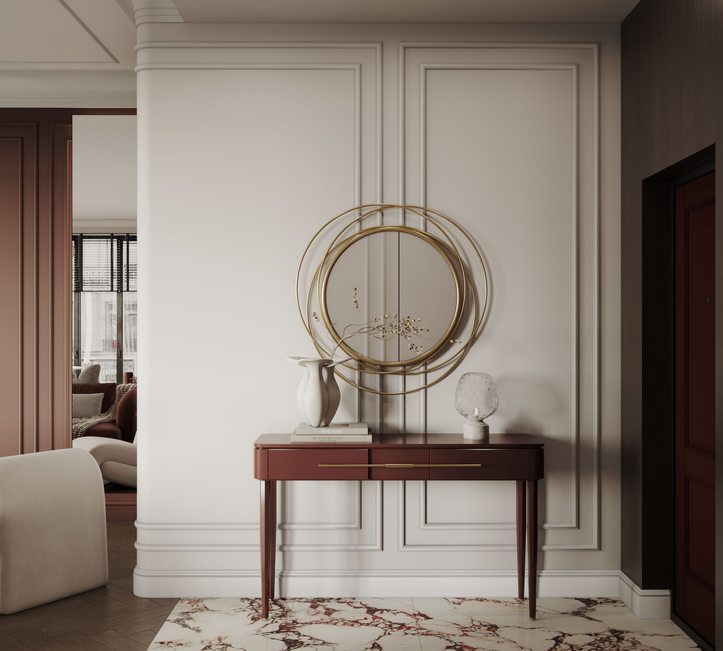 Работа по референсу. Интерьерная 3D Визуализация