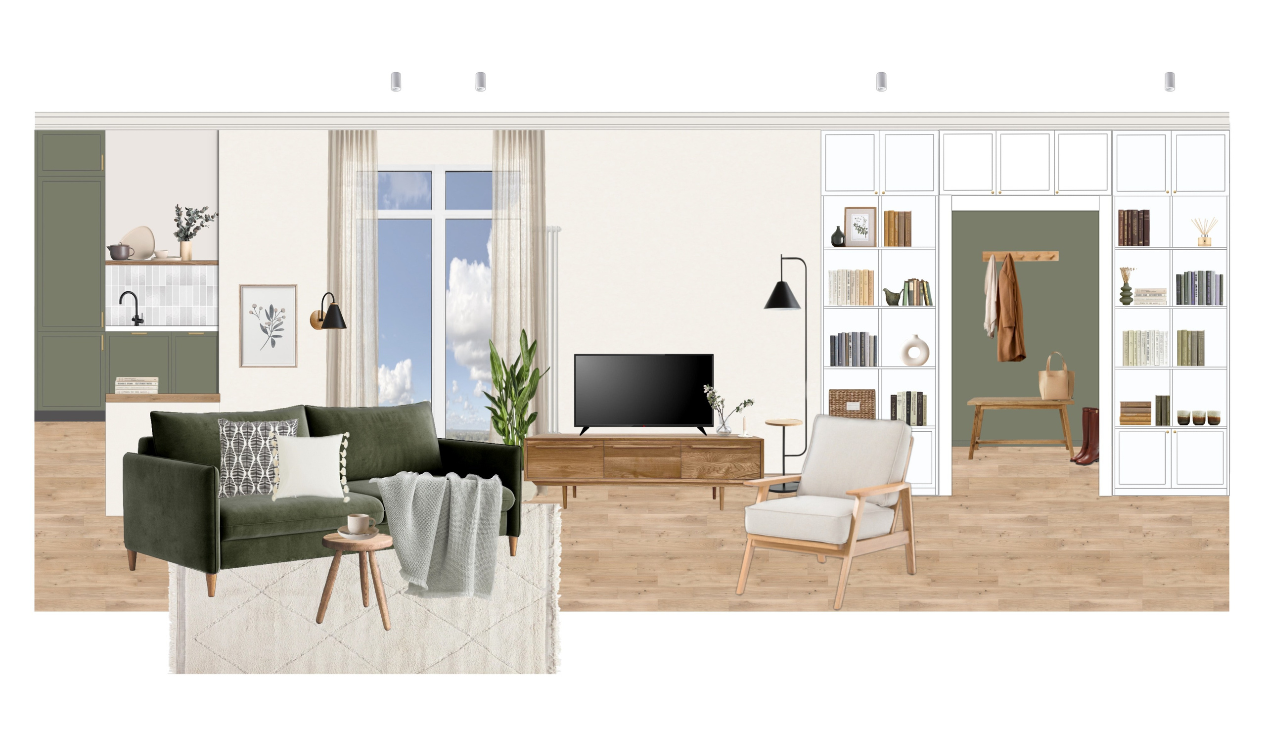 Квартира (дизайнер Нина Клюс). Дизайн интерьеров по всему миру