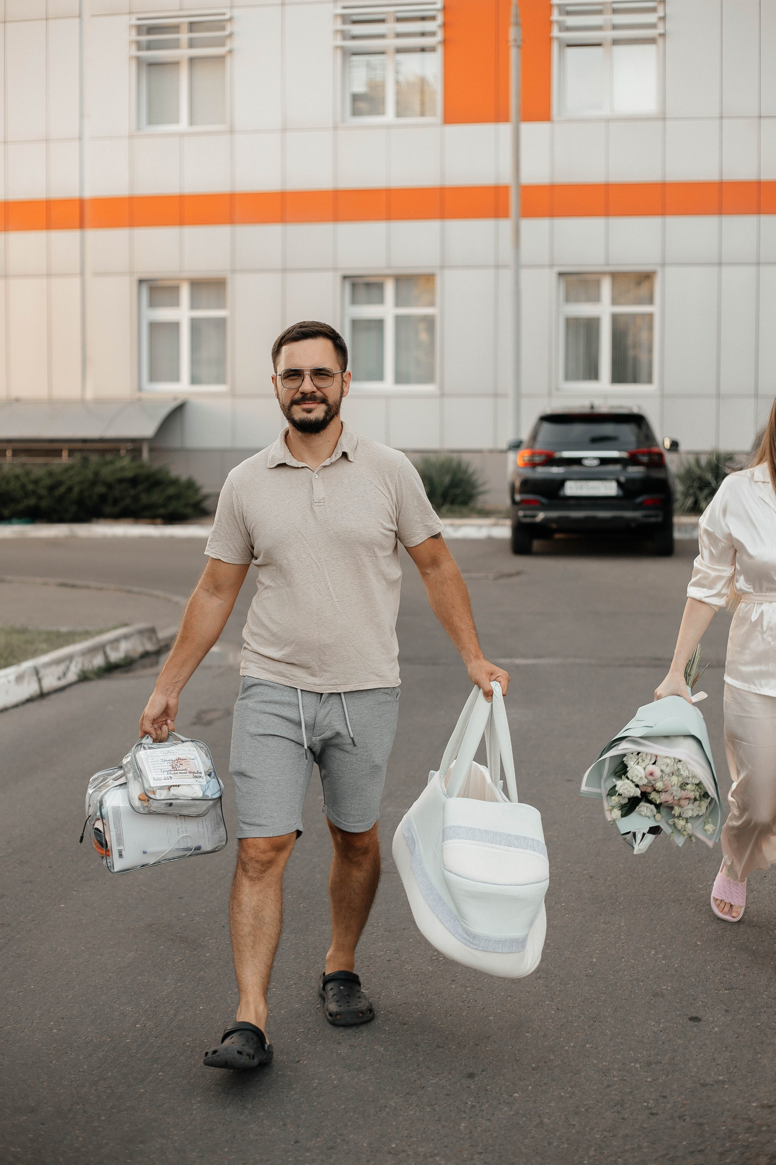Выписка из роддома. Фотограф Алина Галатова в Краснодаре