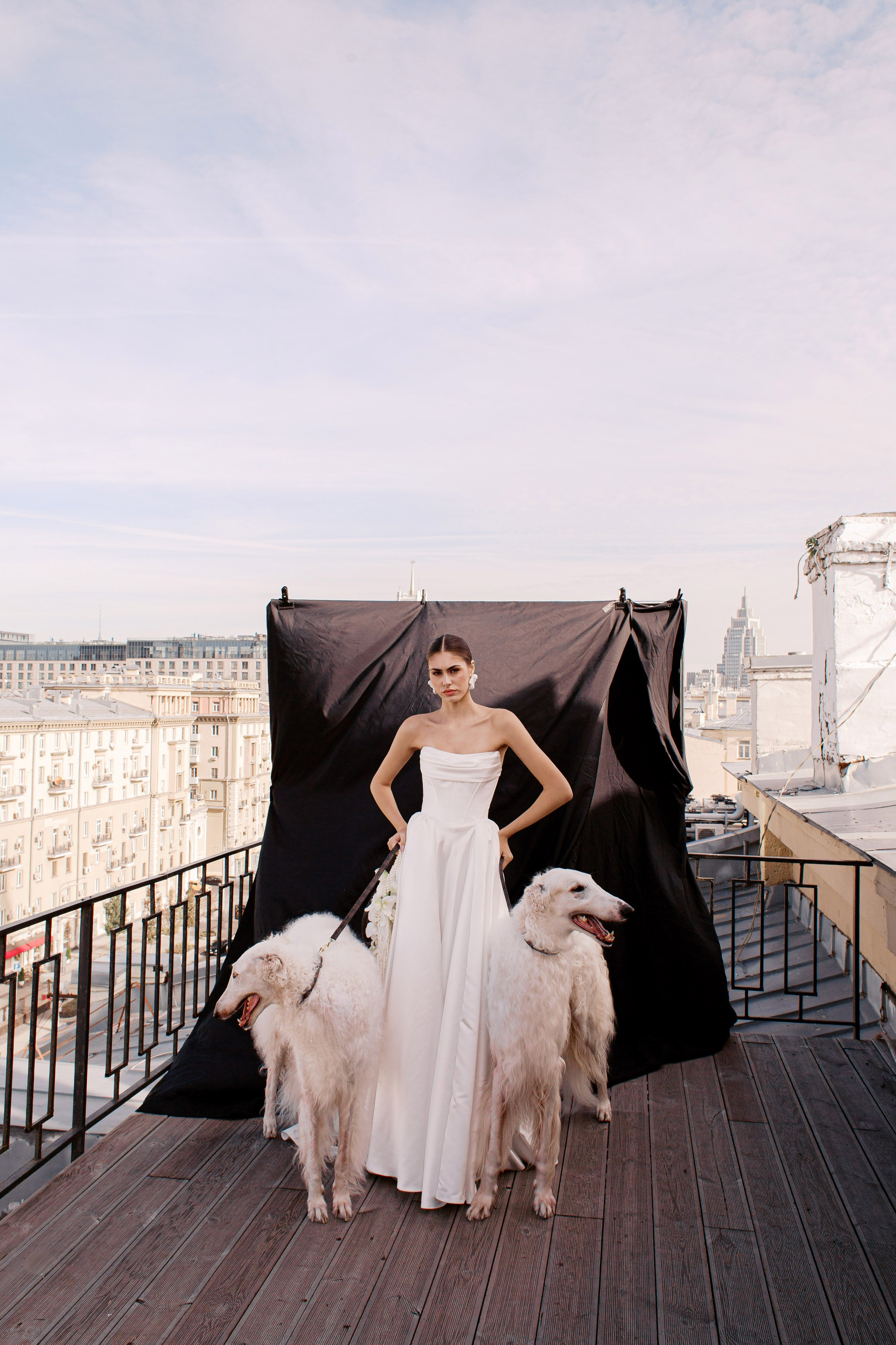 Стильное утро невесты, свадебный фотограф Москва, студия лофт