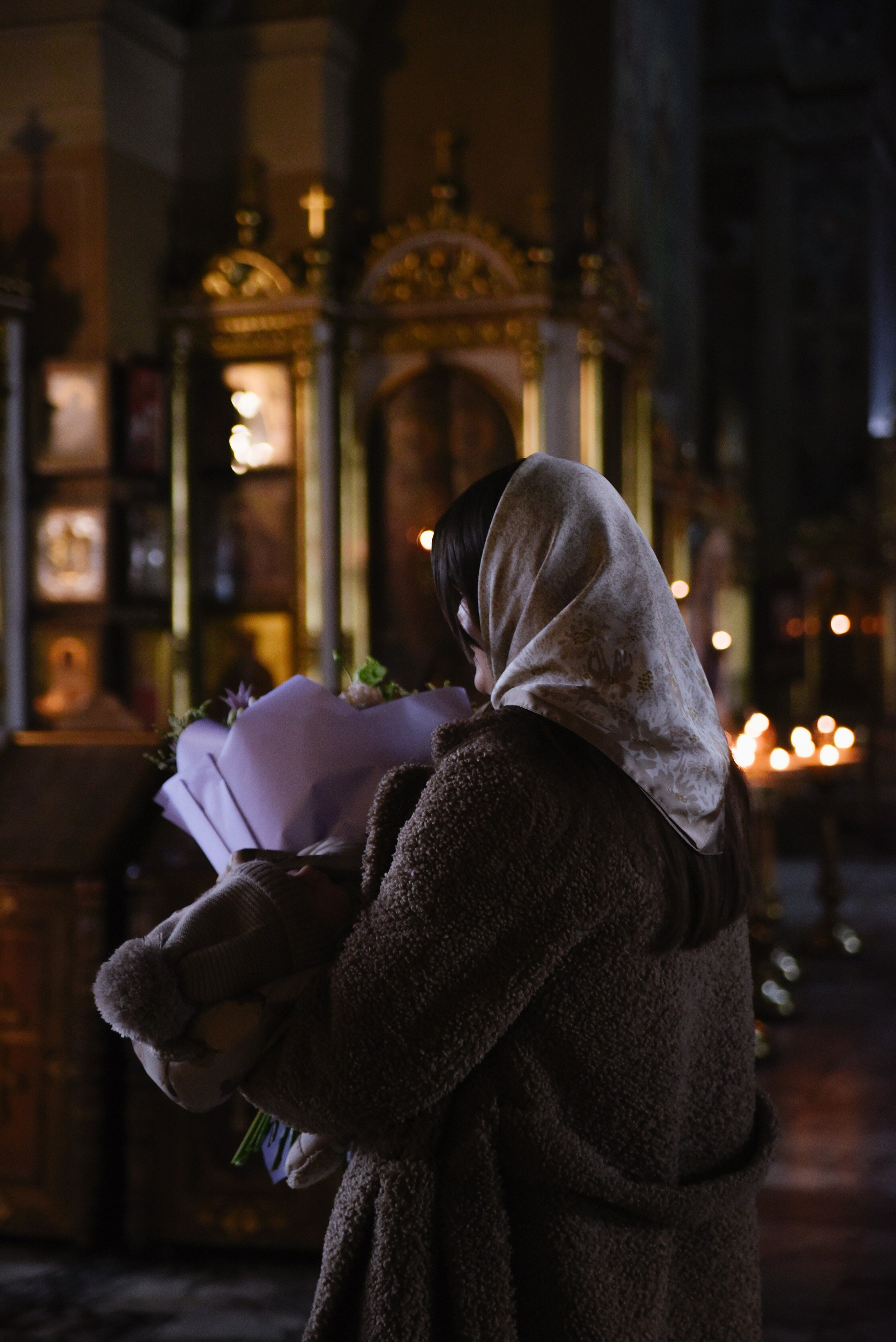 Таинство крещения Савва Храм Воскресения Словущего в Даниловской Слободе. Фотограф Лола Волна, город Москва