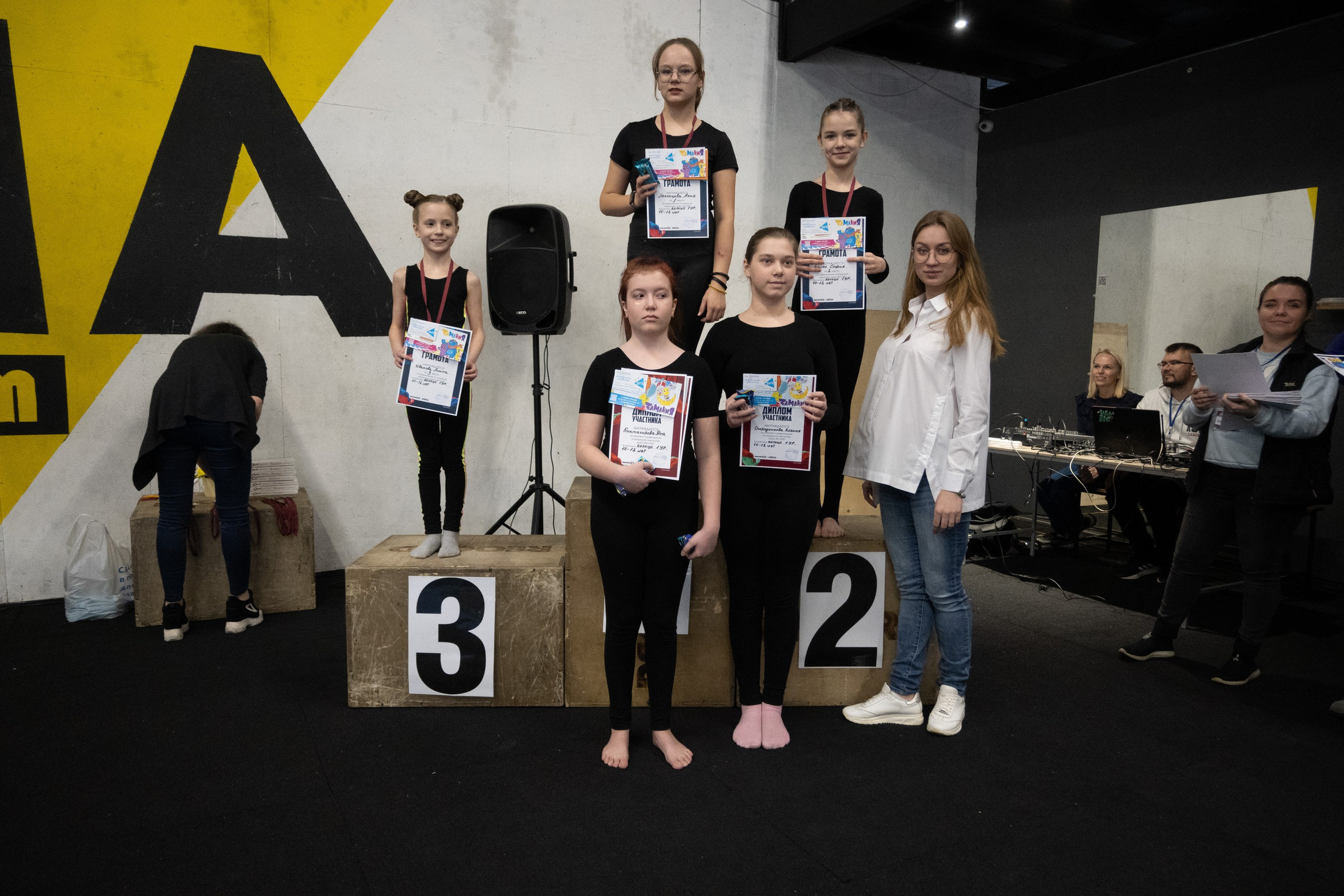 Внутриклубные соревнования по воздушной гимнастике 02.04.23