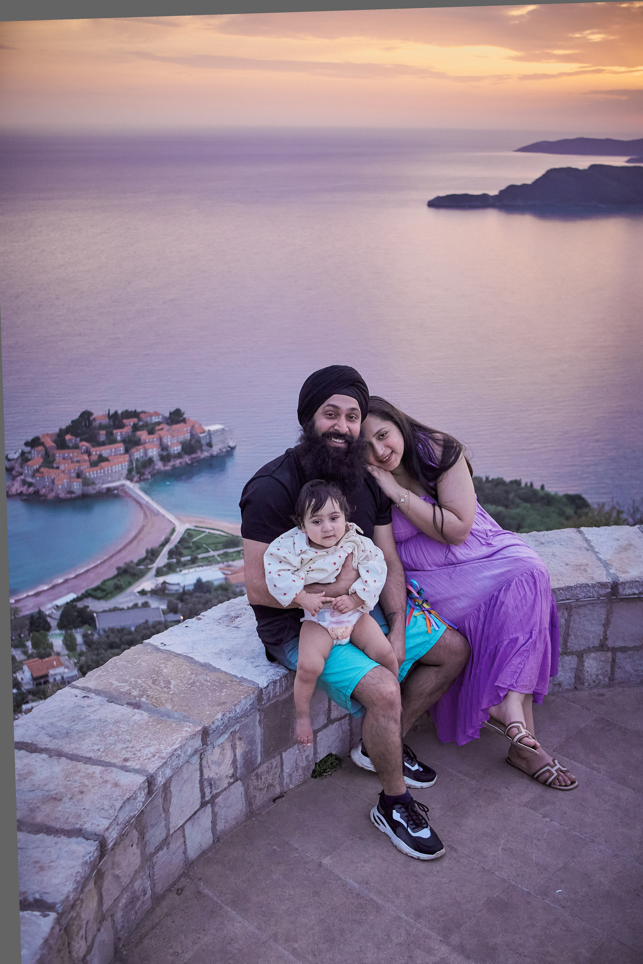 Фотограф в Черногории | Семейная фотосессия в Милочере и Свети Стефане