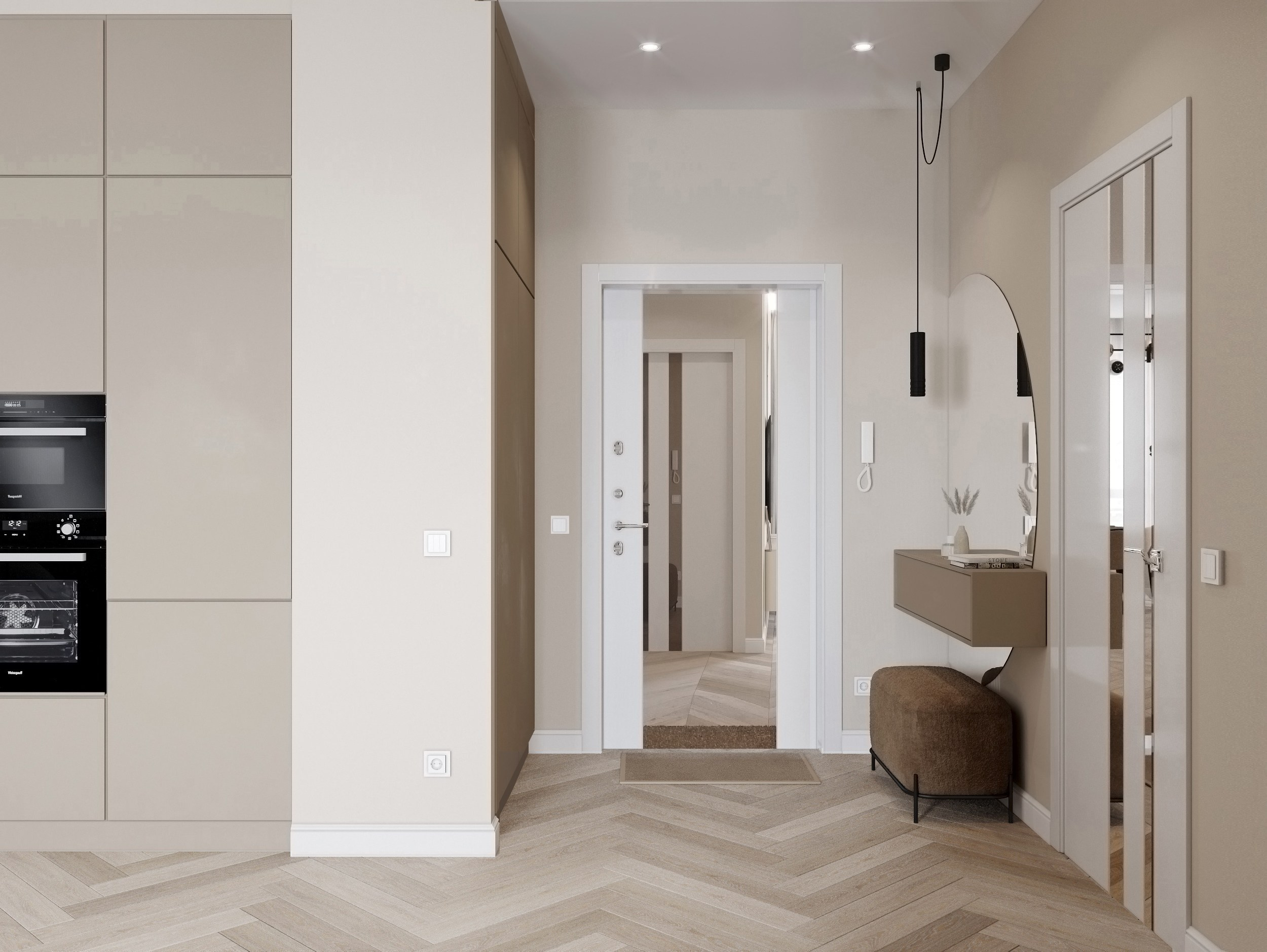 Кв. 64 м². Ксения. 3D‑визуализатор