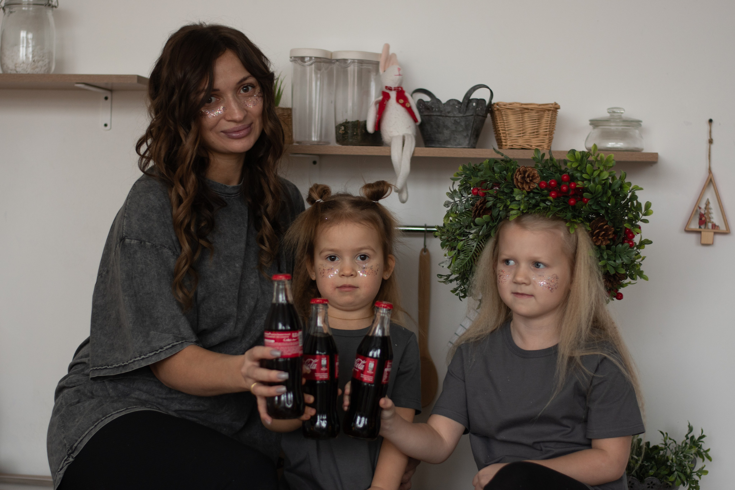 Ксения и прекрасные малышки Милана и Арина. Фотограф в Новосибирске Фальман Полина