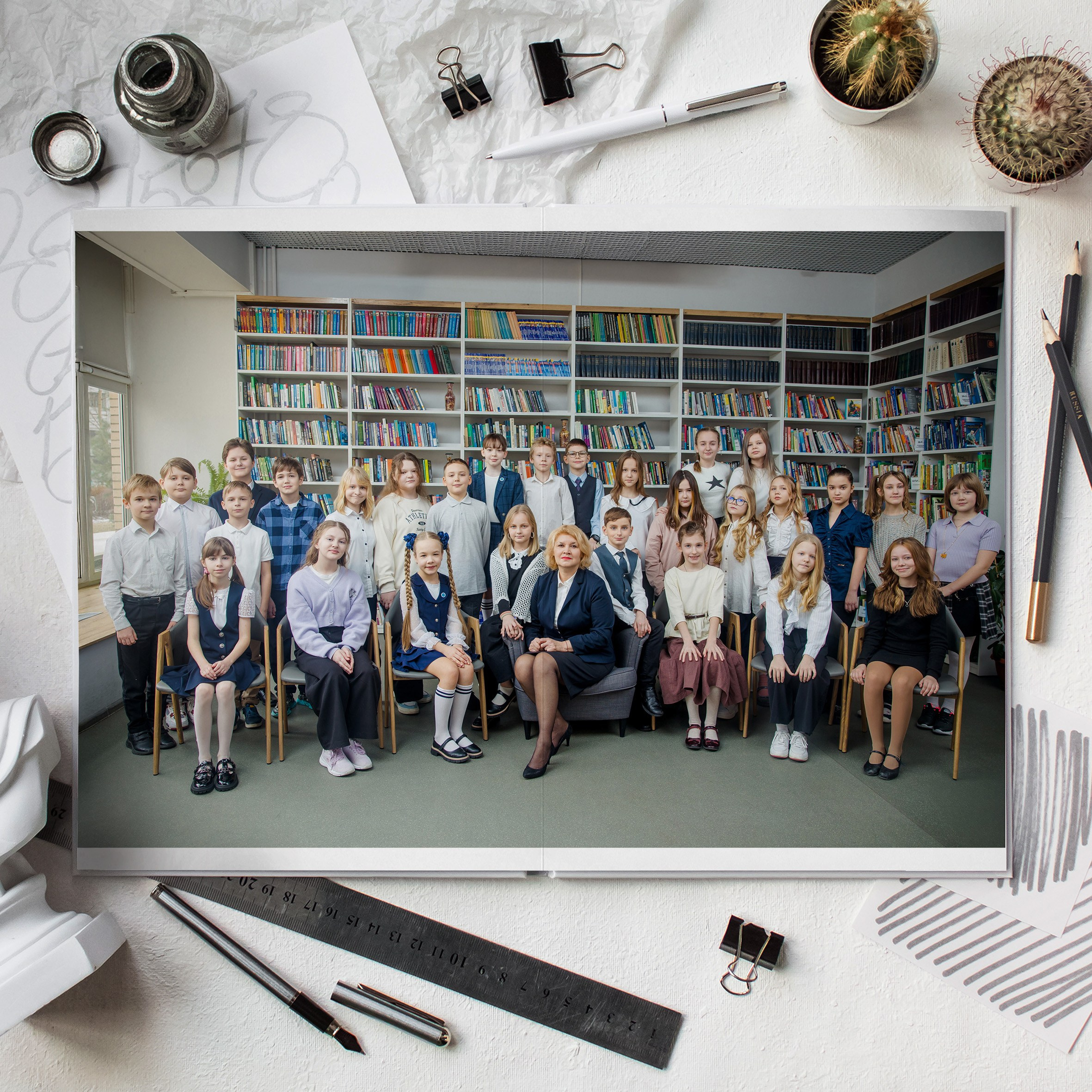 Альбом «Школа Акварель». Выпускные альбомы в Зеленограде и Москве