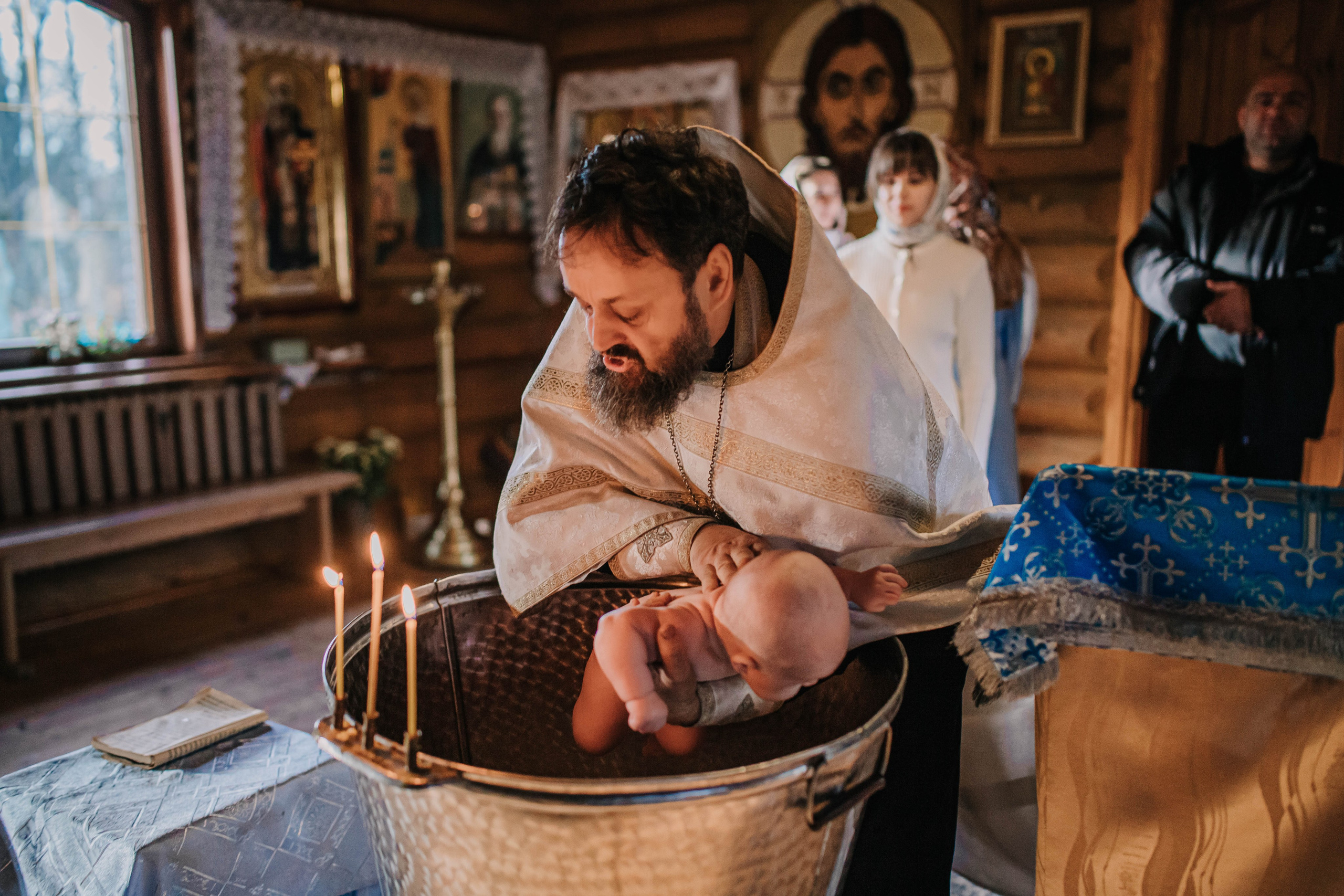 Крещение Дмитрия. Фотограф Дарья Маташкова