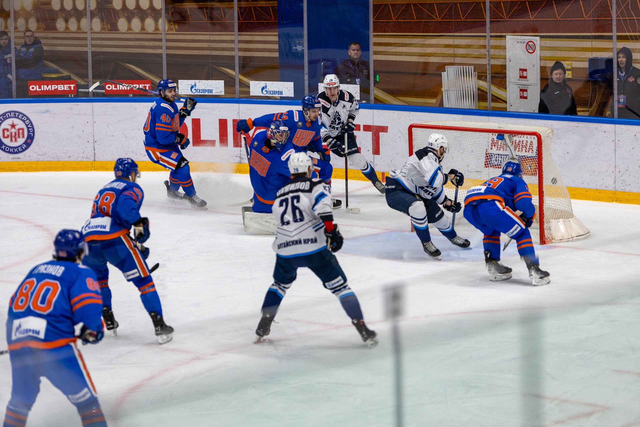 Хоккей СКА-Нева — Динамо-Алтай. Репортажный фотограф Санкт-Петербург | Роман Карбышев
