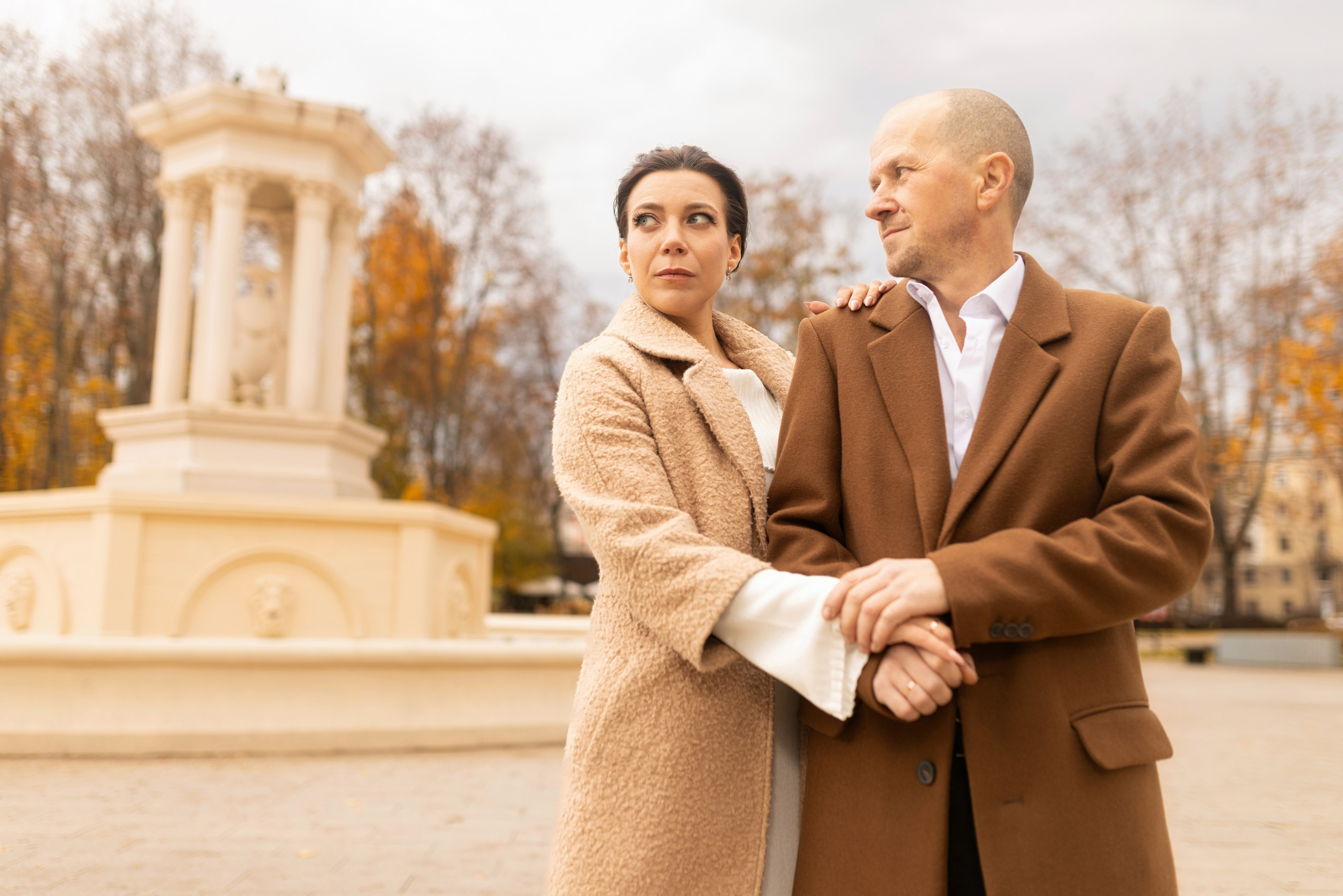 Алексей и Евгения. Свадебная прогулка в позднем октябре. Дмитрий Шульгин, портретный фотограф в Воронеже
