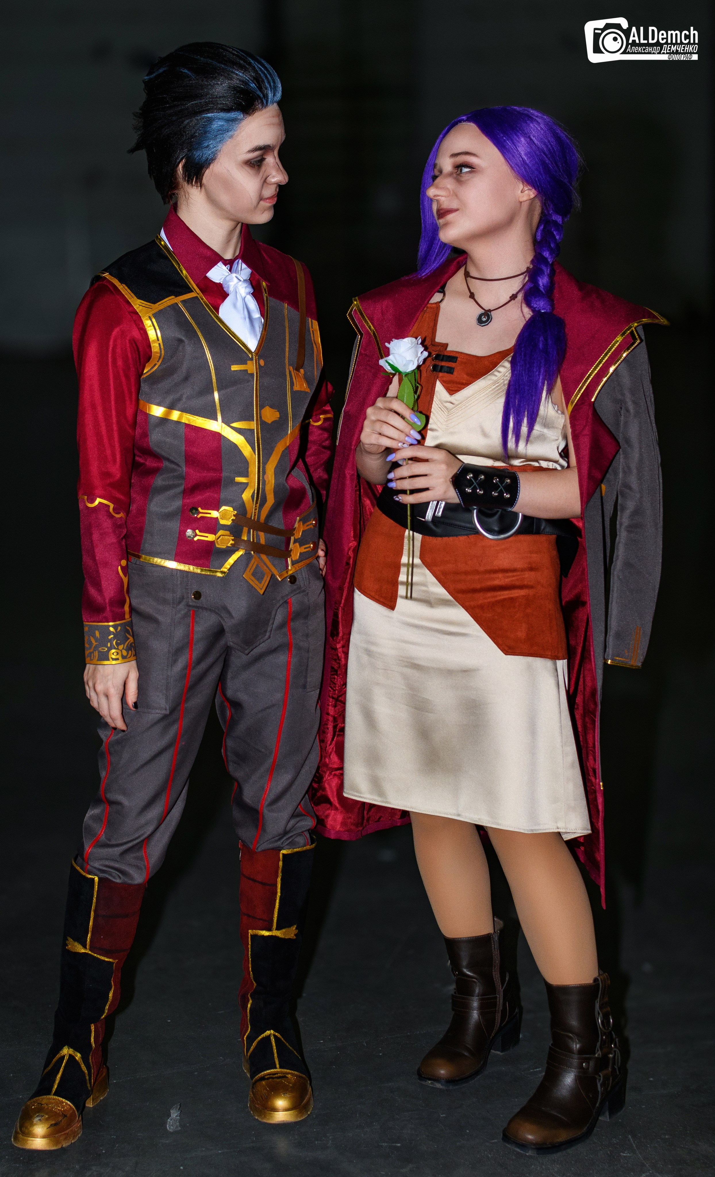 Аркейн, Ви, Джинкс, Лига Легенд фотосессия косплея в Москве