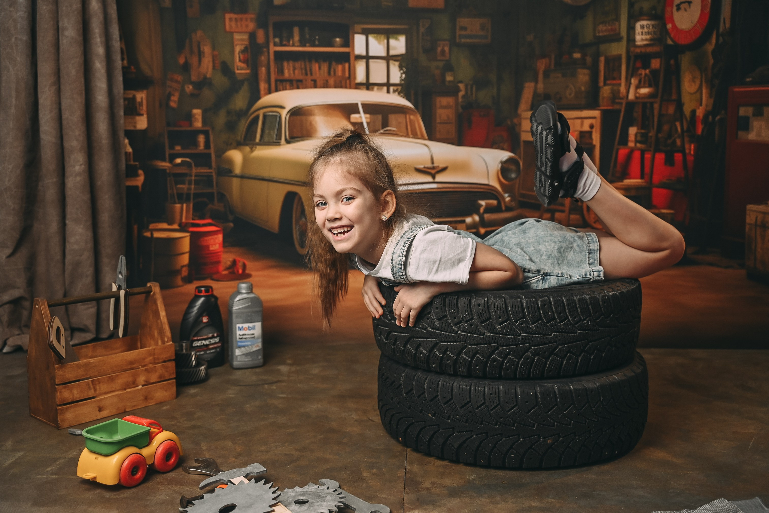 Гараж. Детский и семейный фотограф