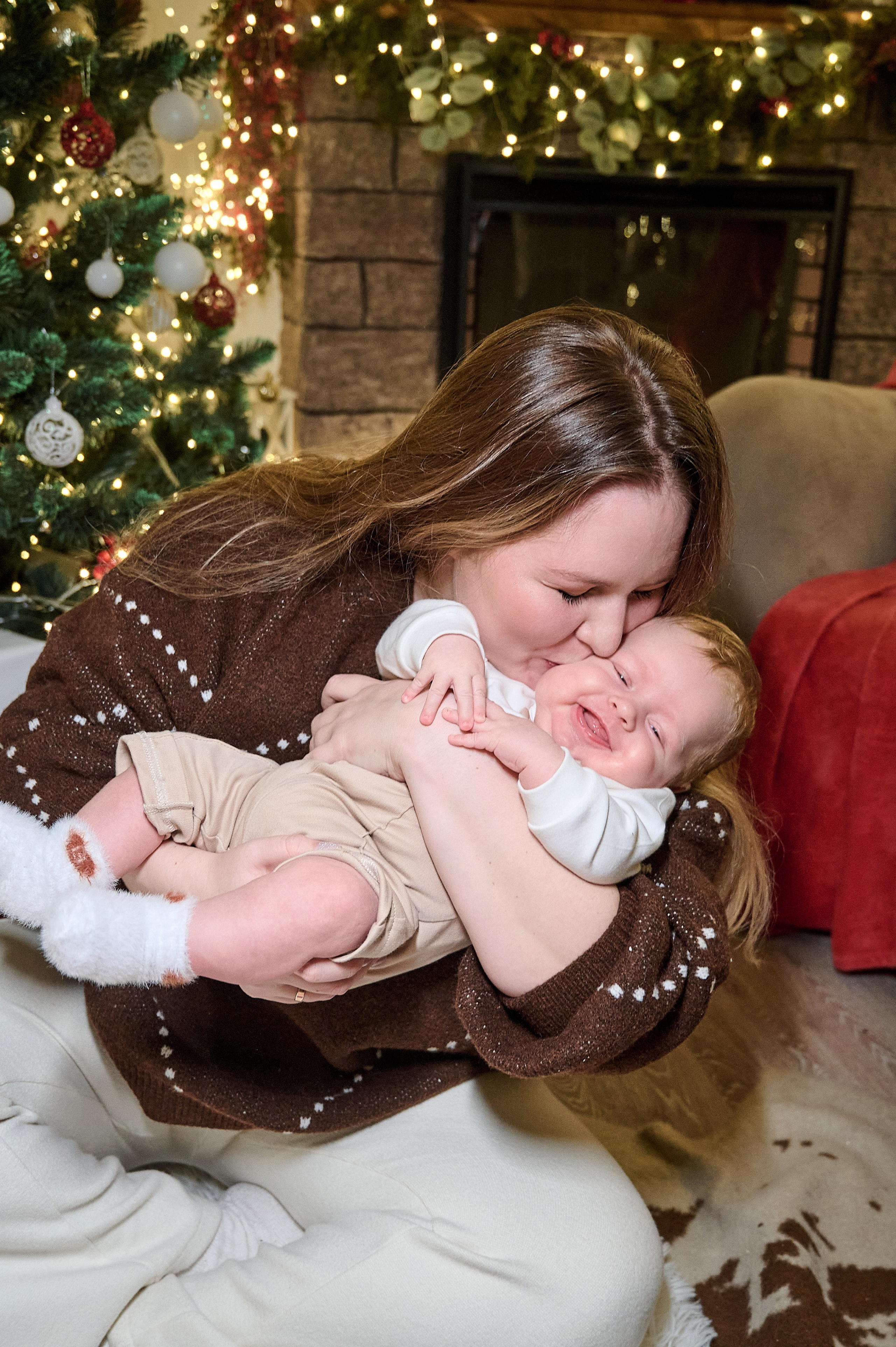 Новогодняя семейная фотосессия в Новокузнецке — семья Фетисовых