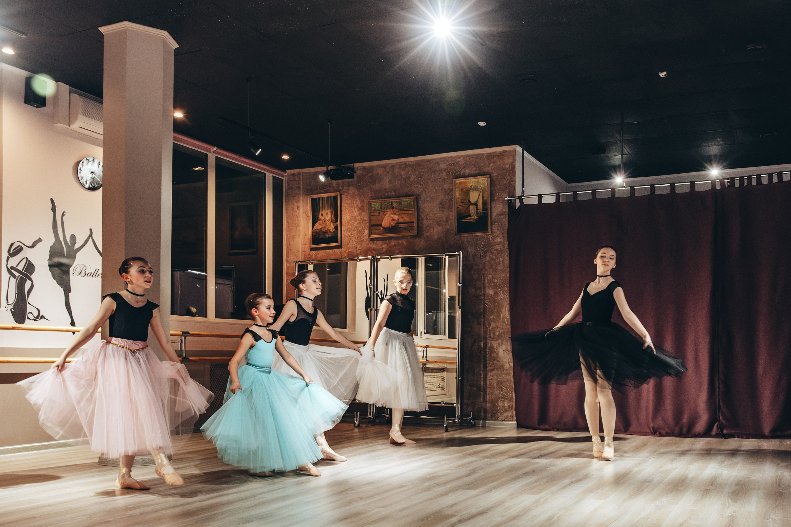 Балетная SТУДИЯ. Легкая фотография
