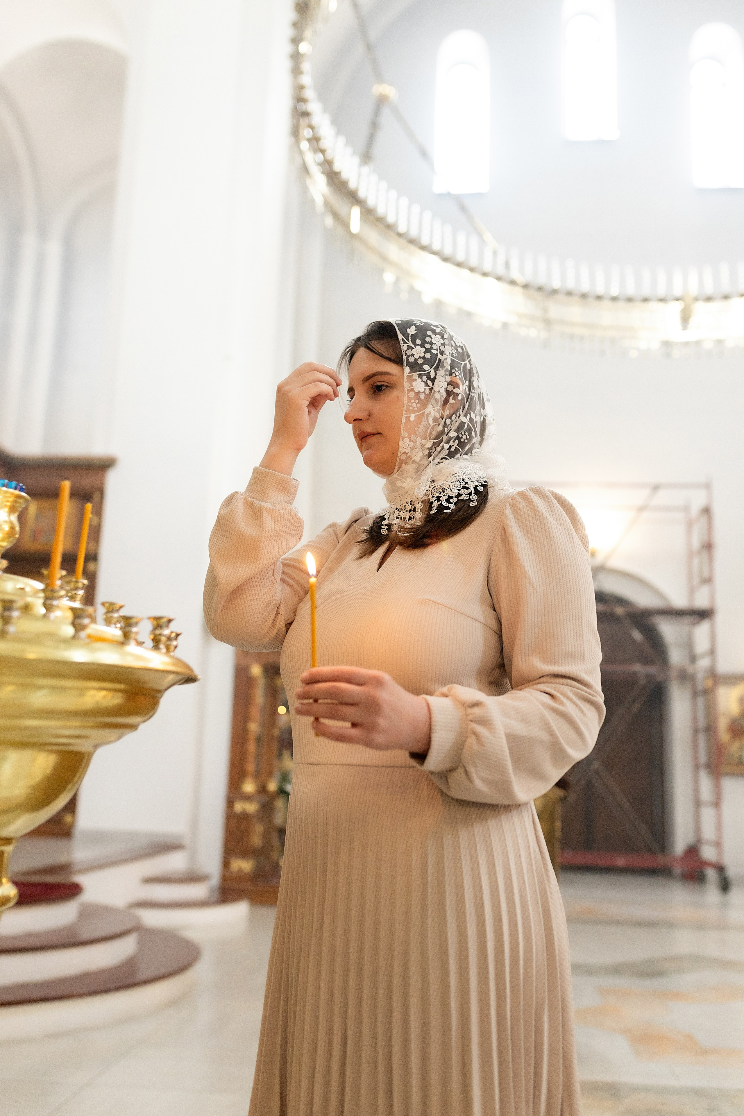 Таинство крещения Алисы. Фотограф в Железнодорожном и Балашихе