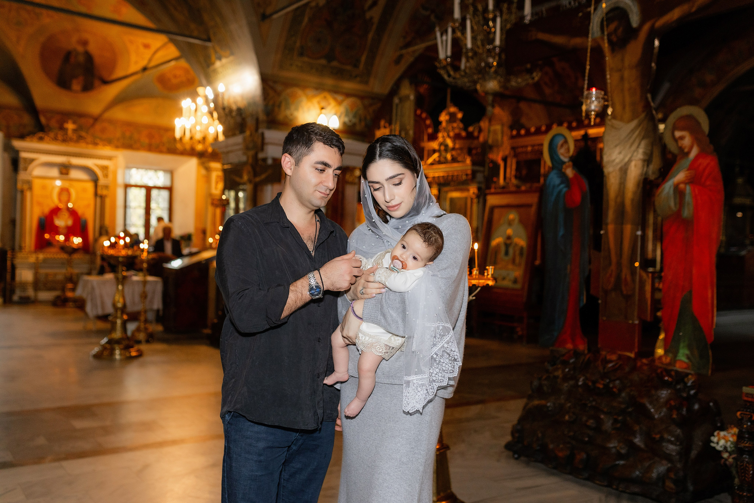 Таинство крещения Лилии. Фотограф в Железнодорожном и Балашихе