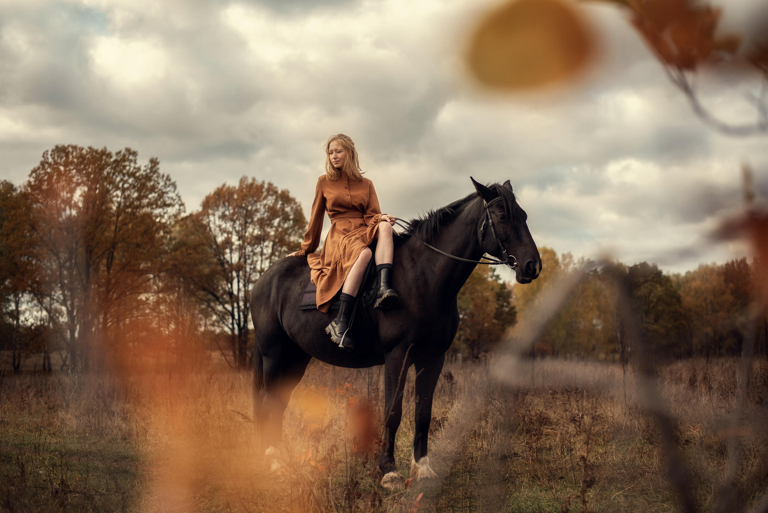 С лошадьми. Семейный фотограф Екатерина Шаманаева