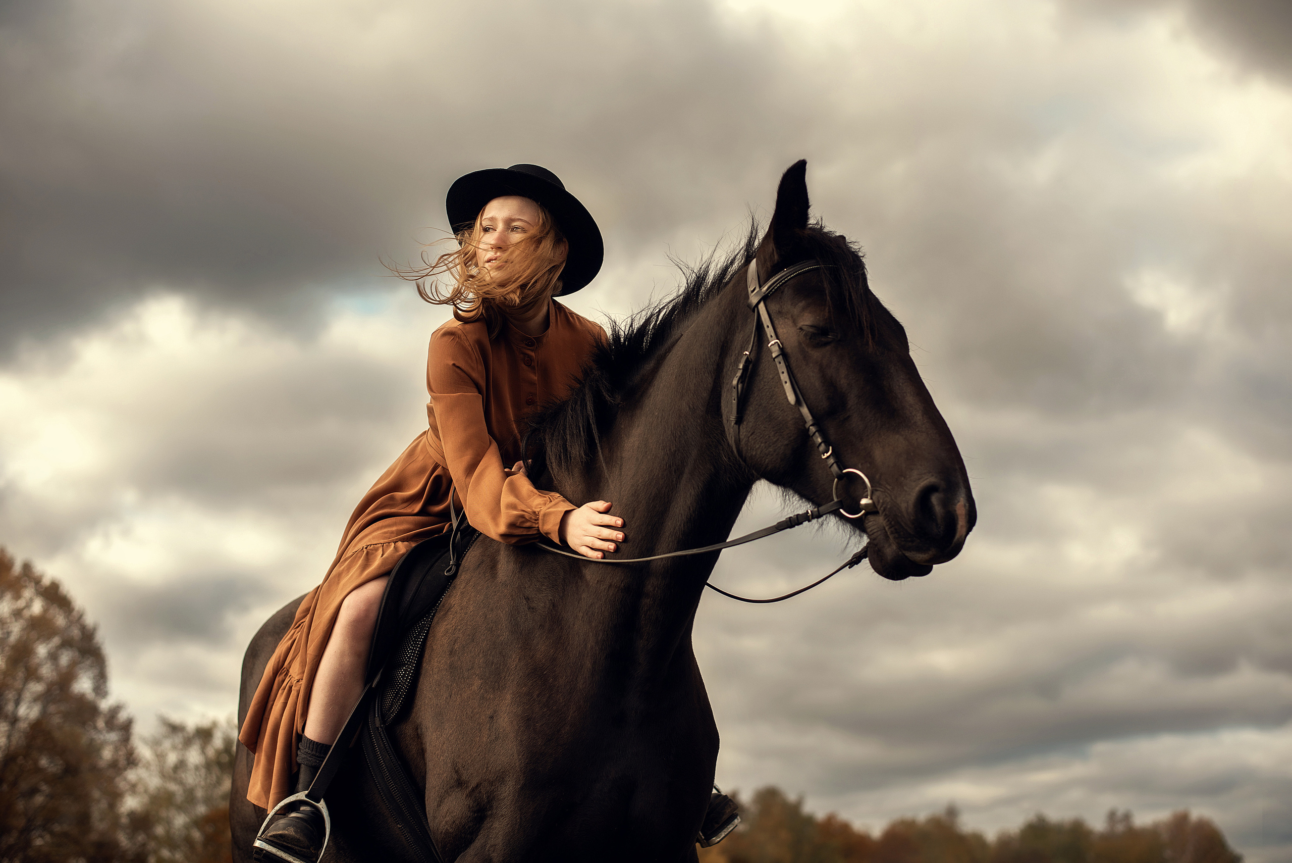 С лошадьми. Семейный фотограф Екатерина Шаманаева