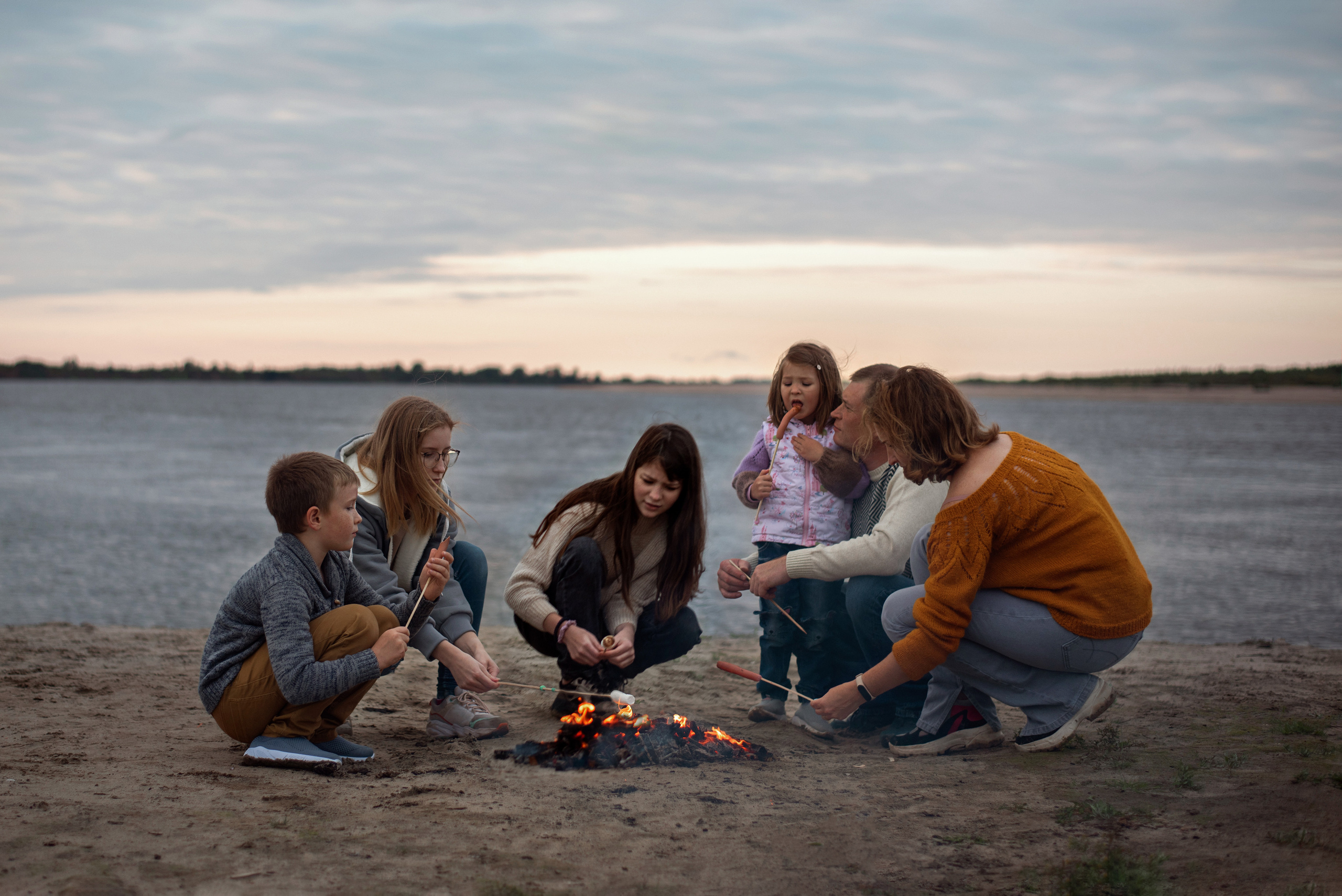 У реки. Семейный фотограф Екатерина Шаманаева