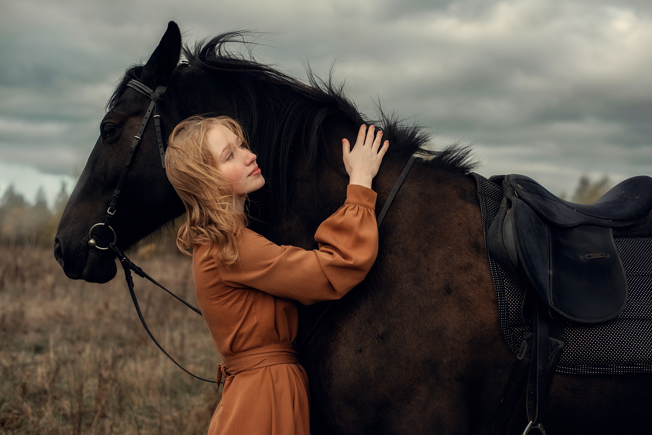 С лошадьми. Семейный фотограф Екатерина Шаманаева