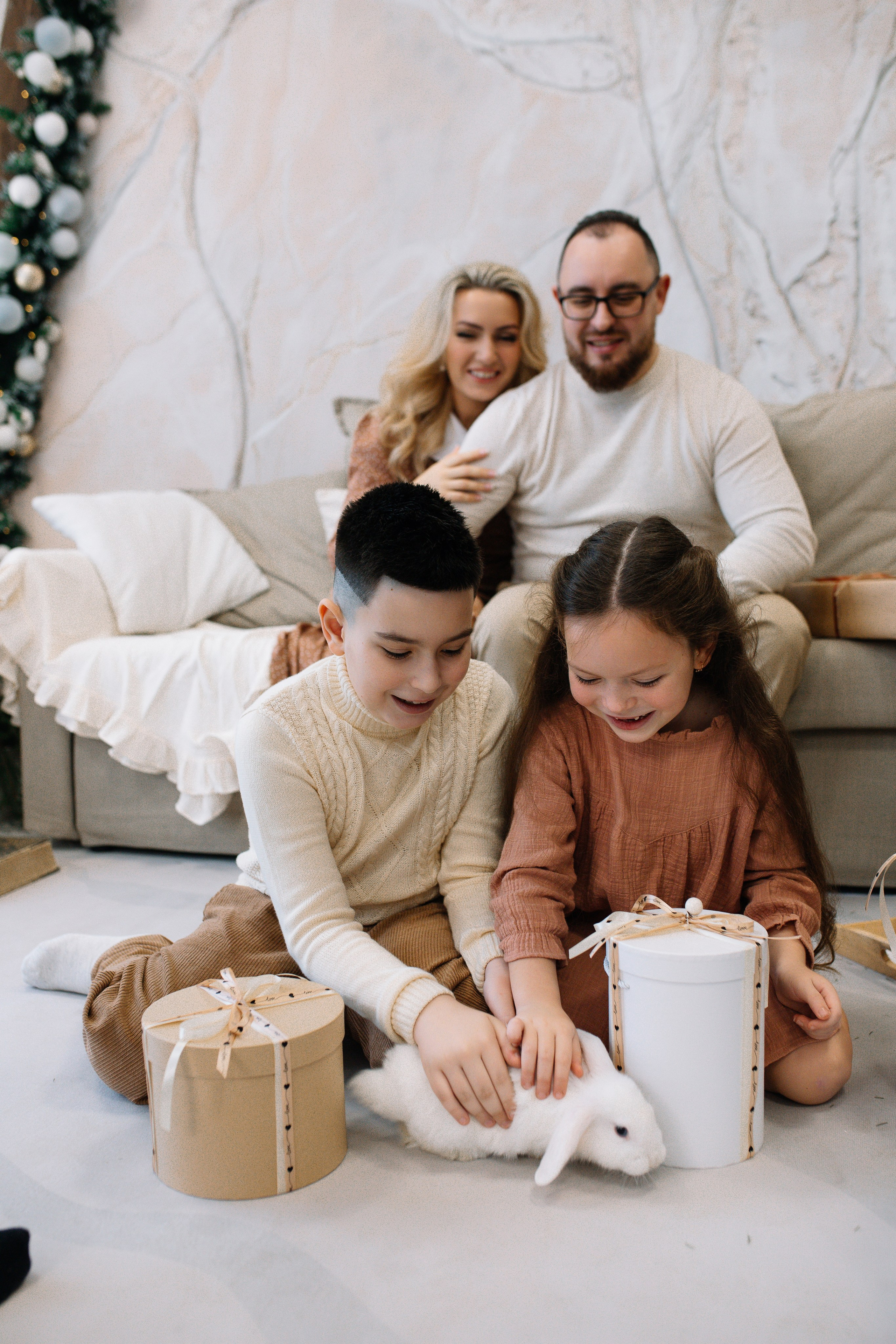 Новогоднее утро. Семейный фотограф в Санкт-Петербурге Назарова Ксения