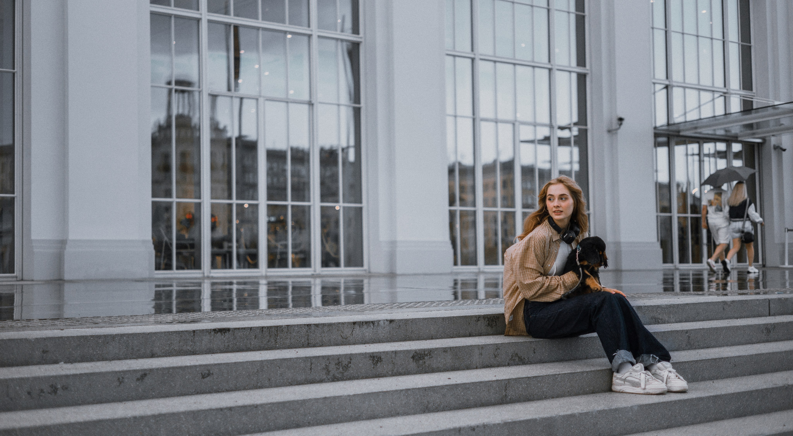 Аня и Ривер. Фотограф-анималист Богданова Полина