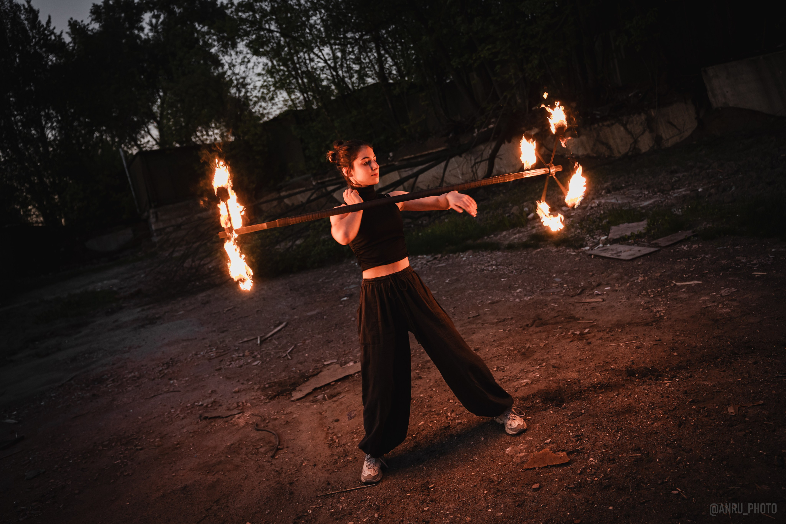 Огненная тренировка. Репортажный фотограф Анастасия Рубцова