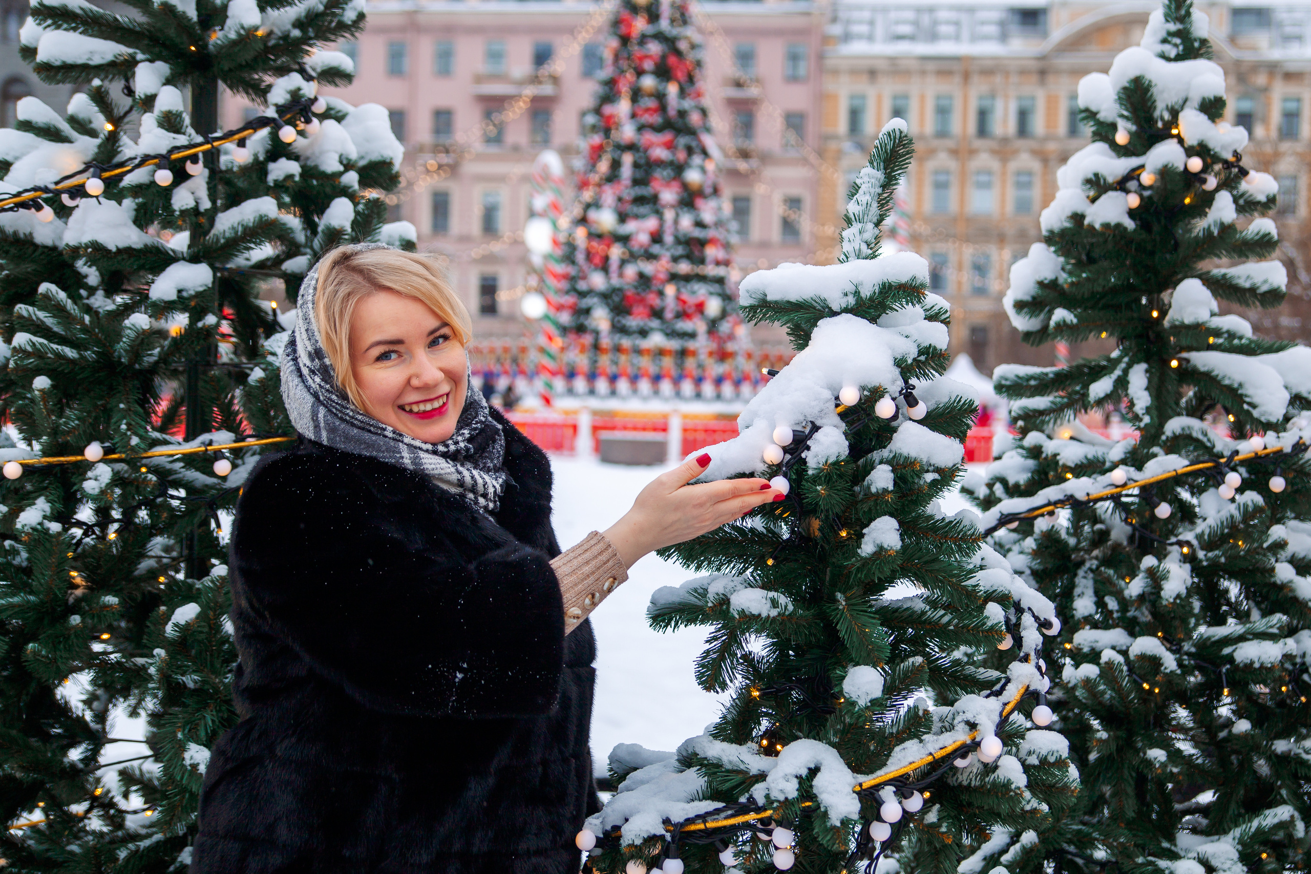 Новогодняя манежная пл. Детский и семейный фотограф в Санкт-Петербурге Анна Сарынина