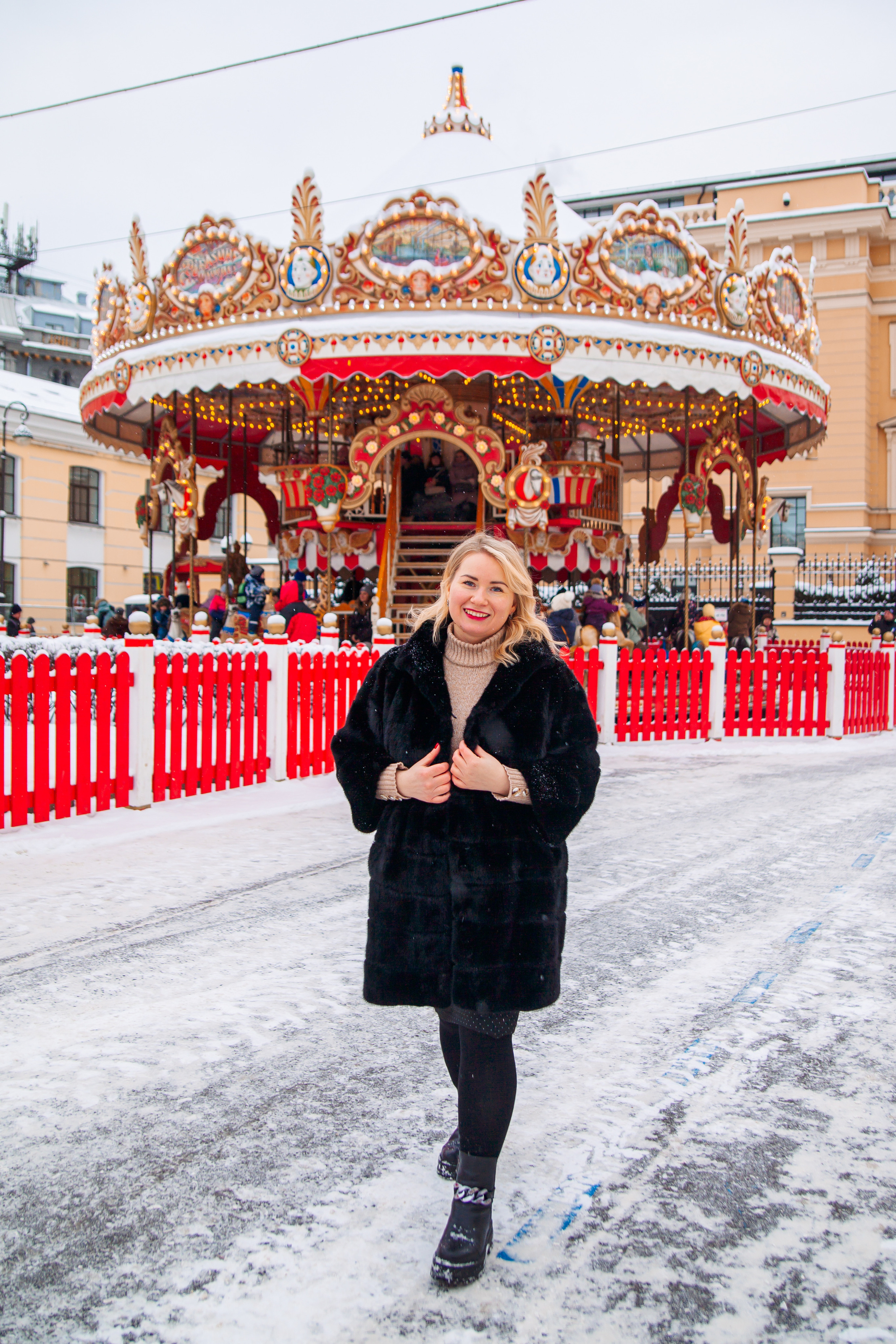 Новогодняя манежная пл. Детский и семейный фотограф в Санкт-Петербурге Анна Сарынина