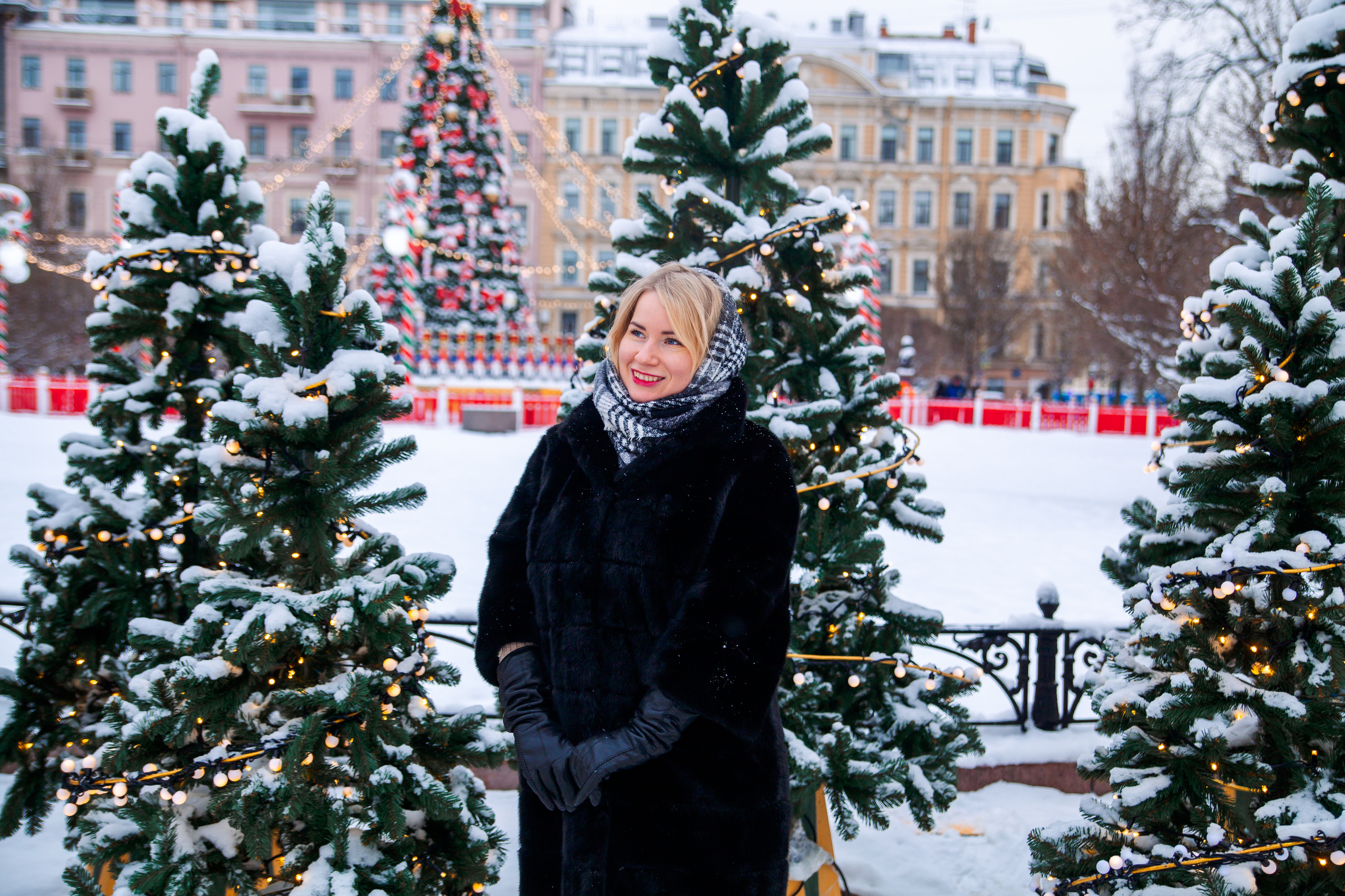 Новогодняя манежная пл. Детский и семейный фотограф в Санкт-Петербурге Анна Сарынина