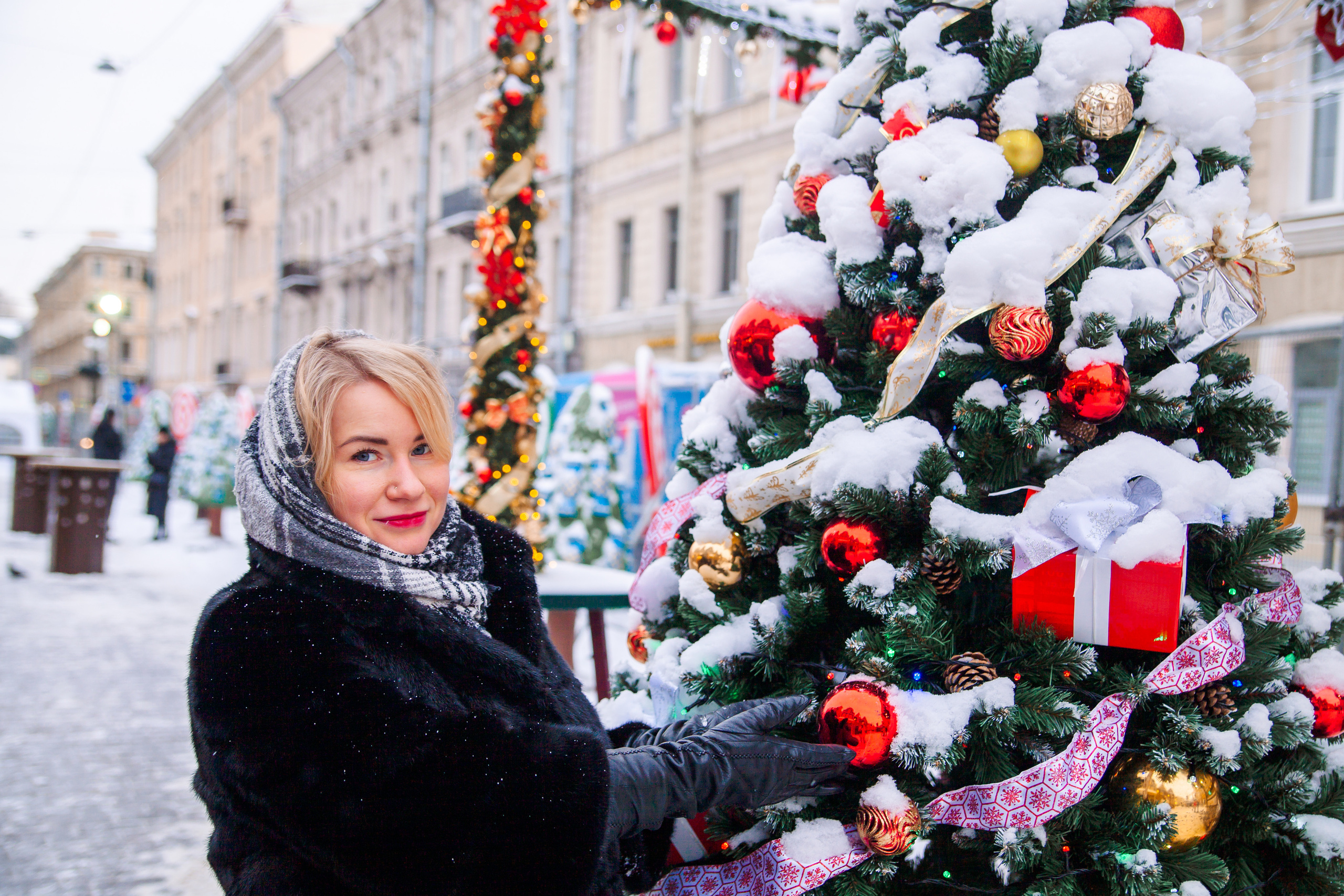 Новогодняя манежная пл. Детский и семейный фотограф в Санкт-Петербурге Анна Сарынина