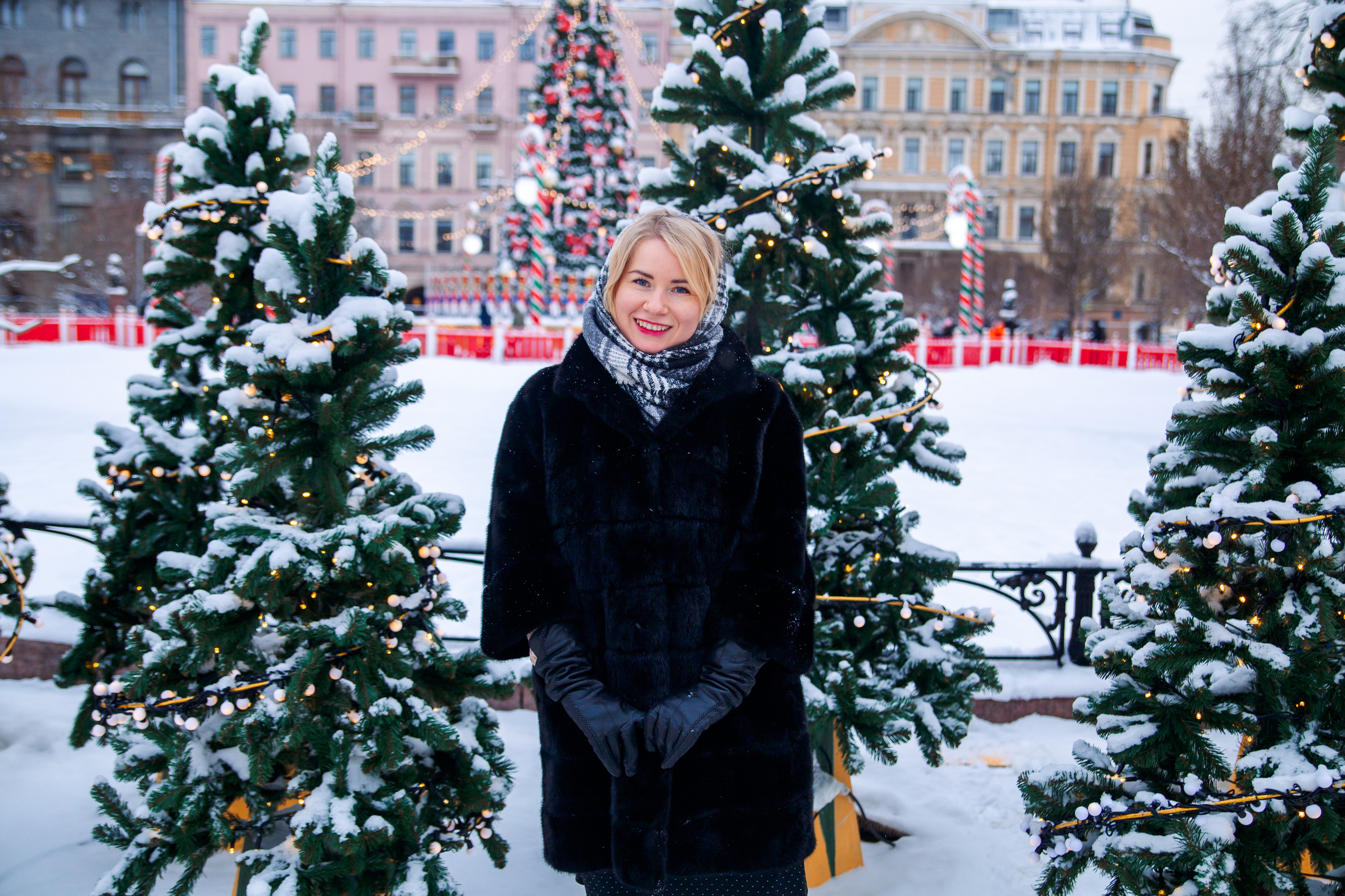 Новогодняя манежная пл. Детский и семейный фотограф в Санкт-Петербурге Анна Сарынина