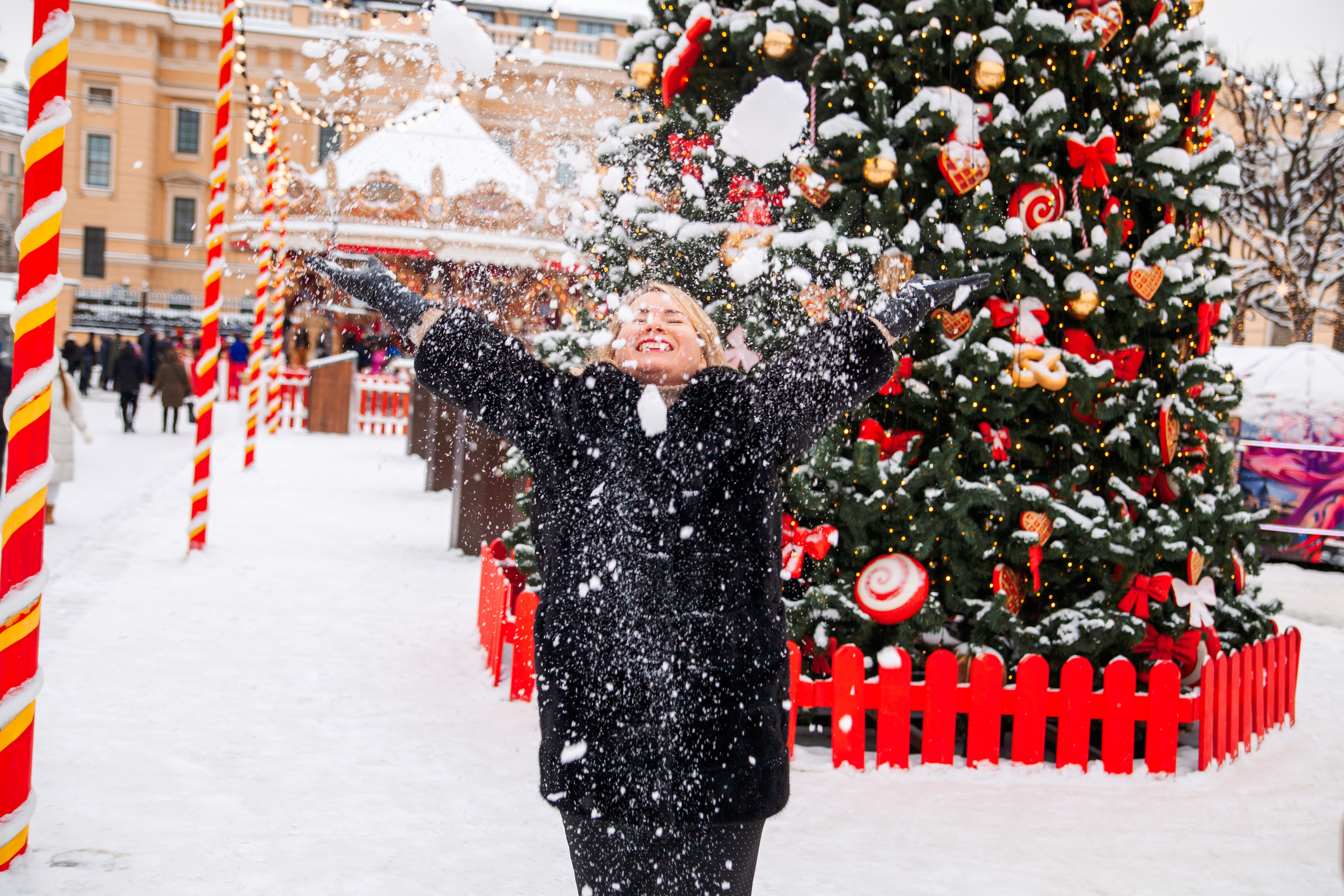 Новогодняя манежная пл. Детский и семейный фотограф в Санкт-Петербурге Анна Сарынина