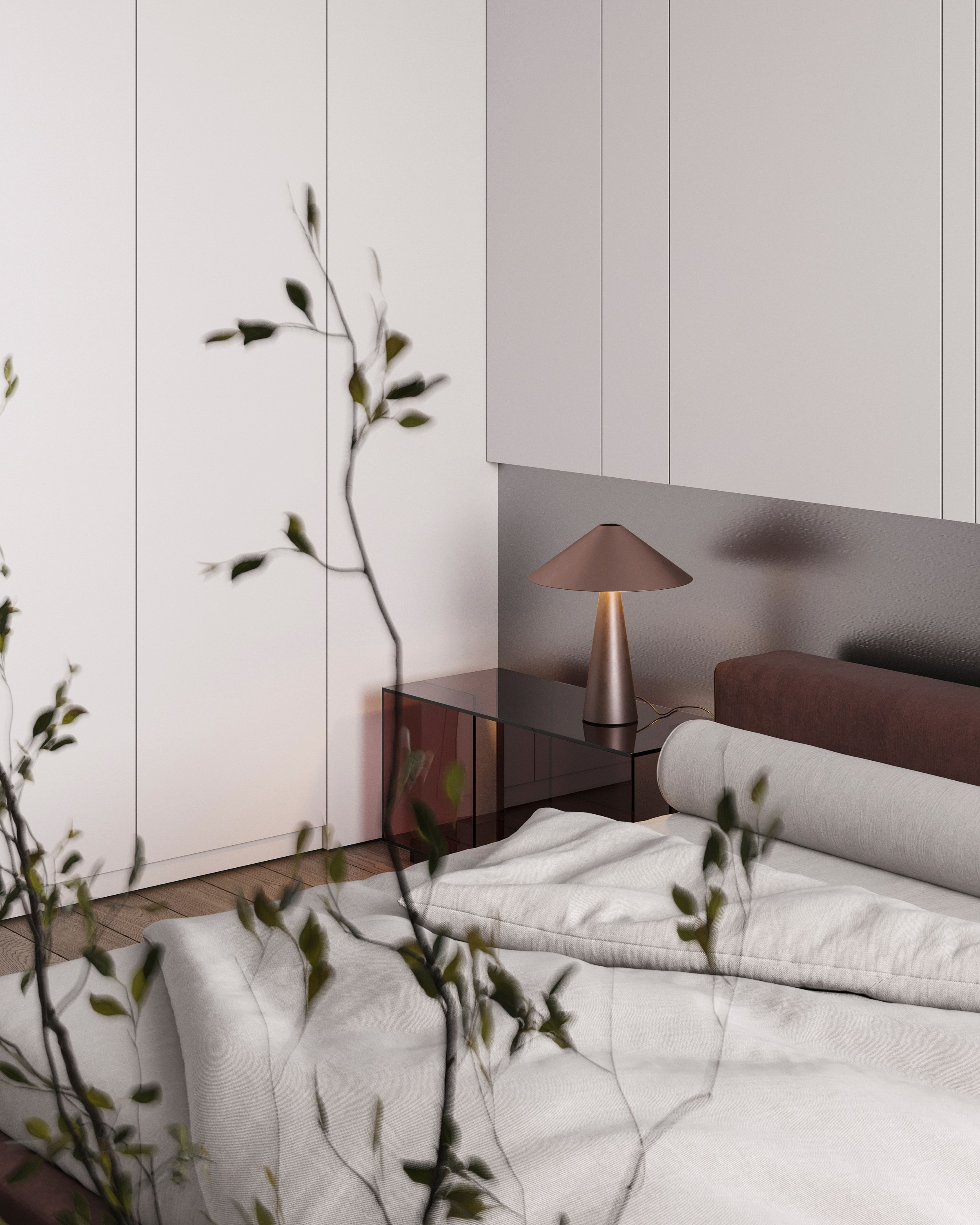 B&W AESTHETIC | DESIGNER ANNE KIREEVA. Interior Visualization by Valerie Stetyukevich