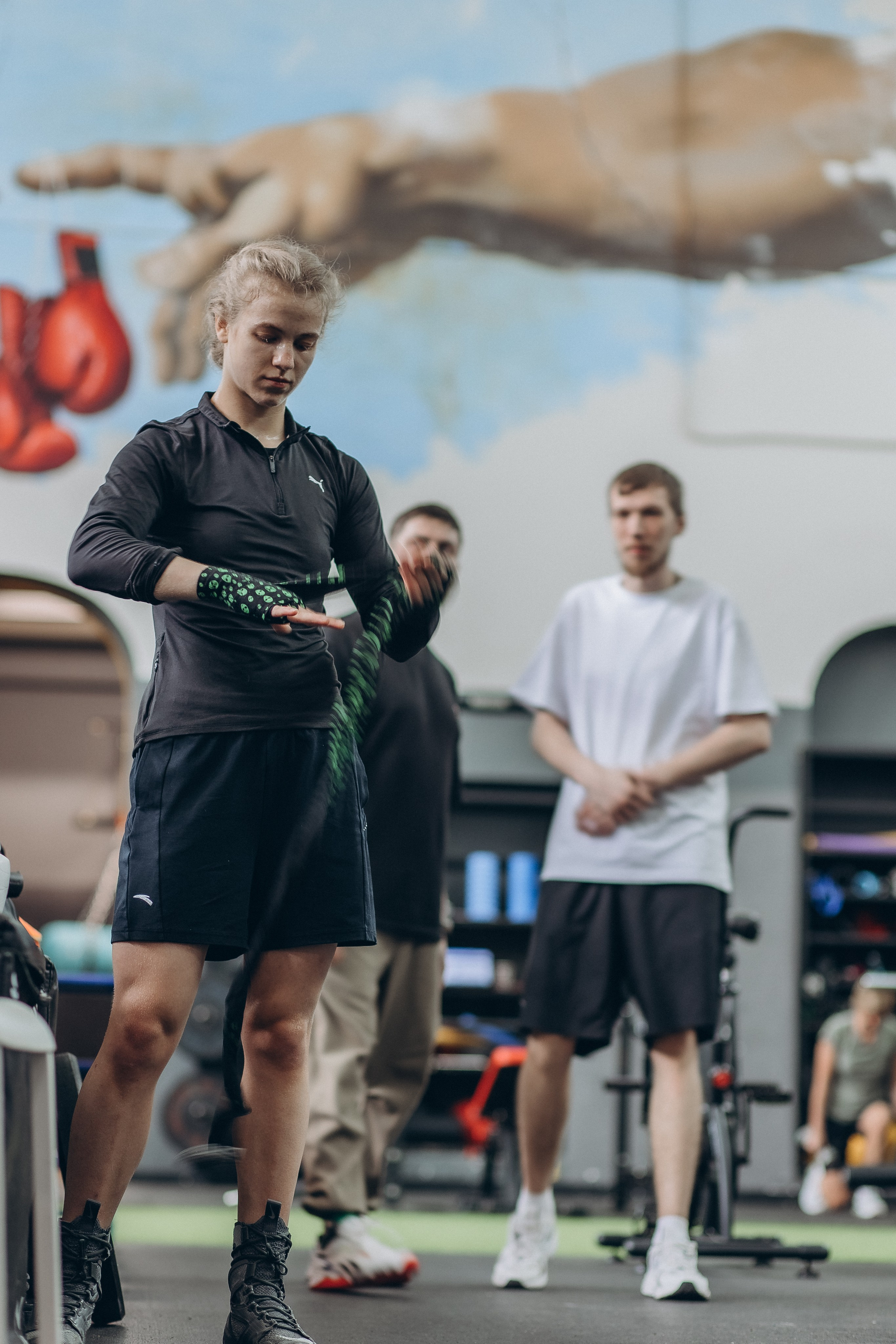 «Bupas gym» Москва 2024. Тренировка в боксерском клубе. Фотограф Алина Ионычева в Новосибирске