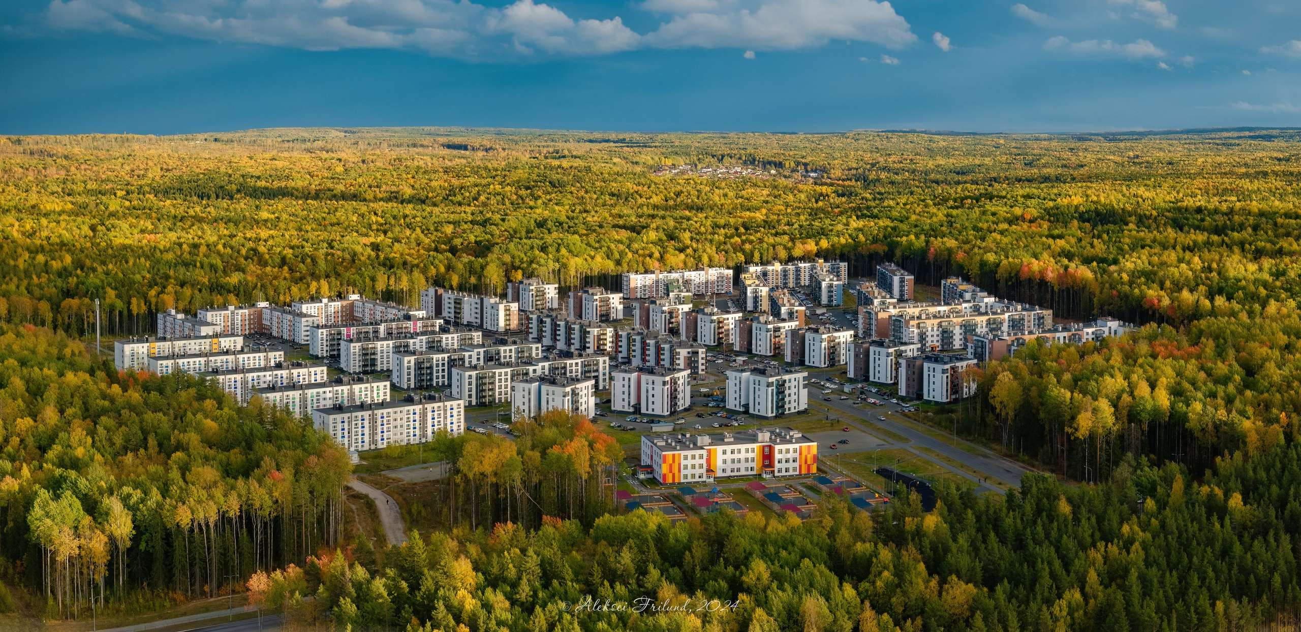 Город. Аэросъемка. Фото и Видео в Карелии. Алексей Фрилунд