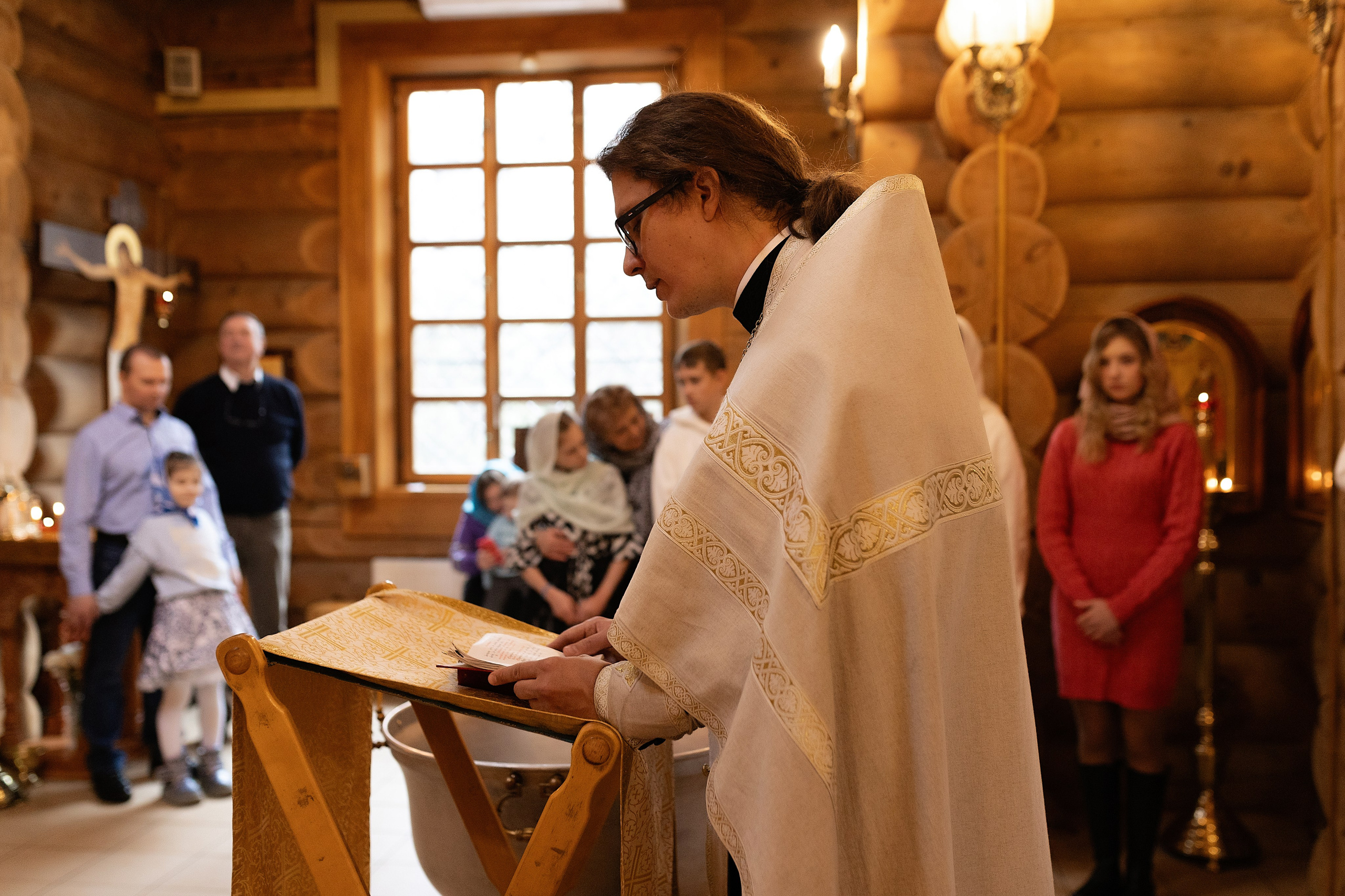 Таинство Крещения Ксении. Фотограф в Железнодорожном и Балашихе
